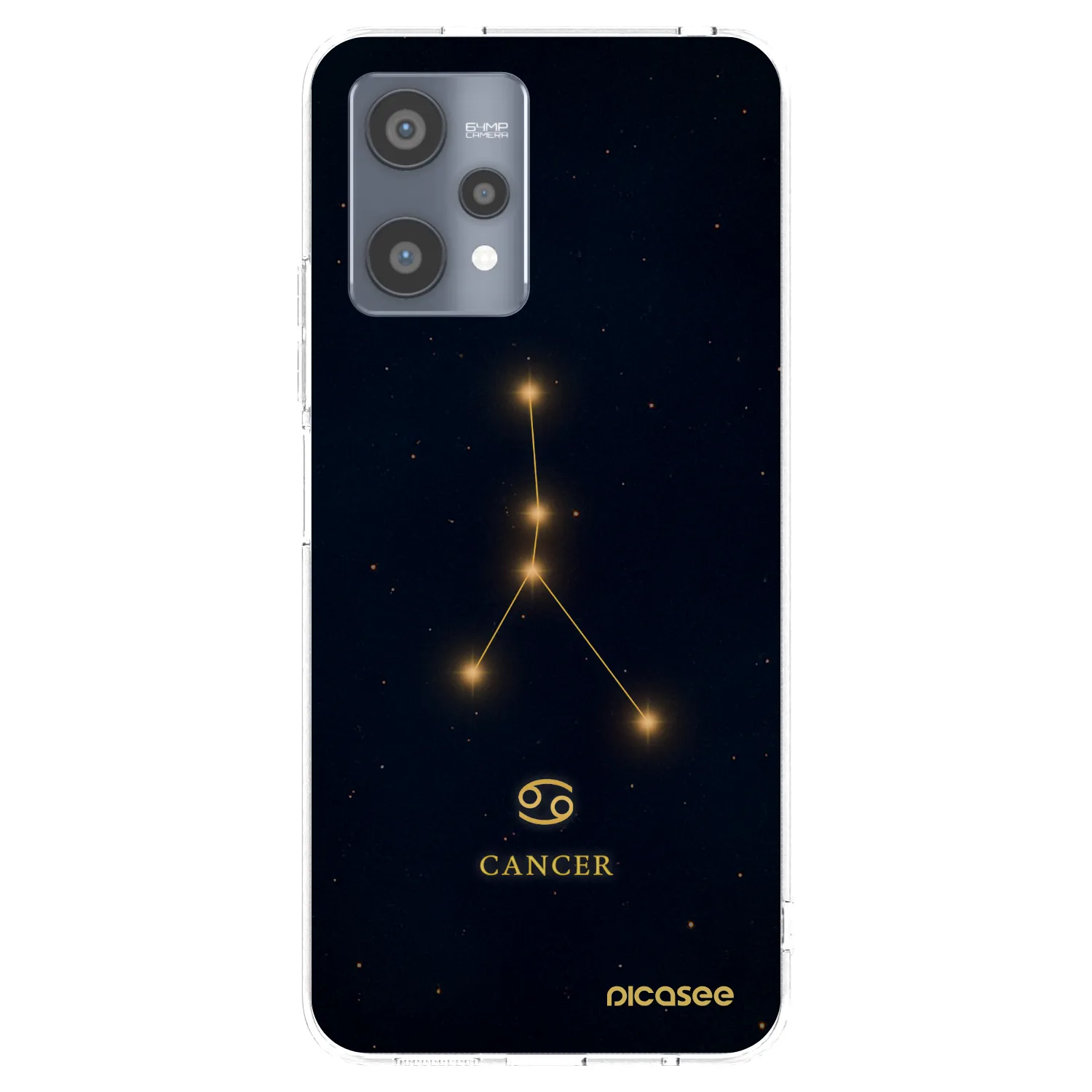 Picasee silikonový průhledný obal pro Realme 9 Pro 5G - CANCER
