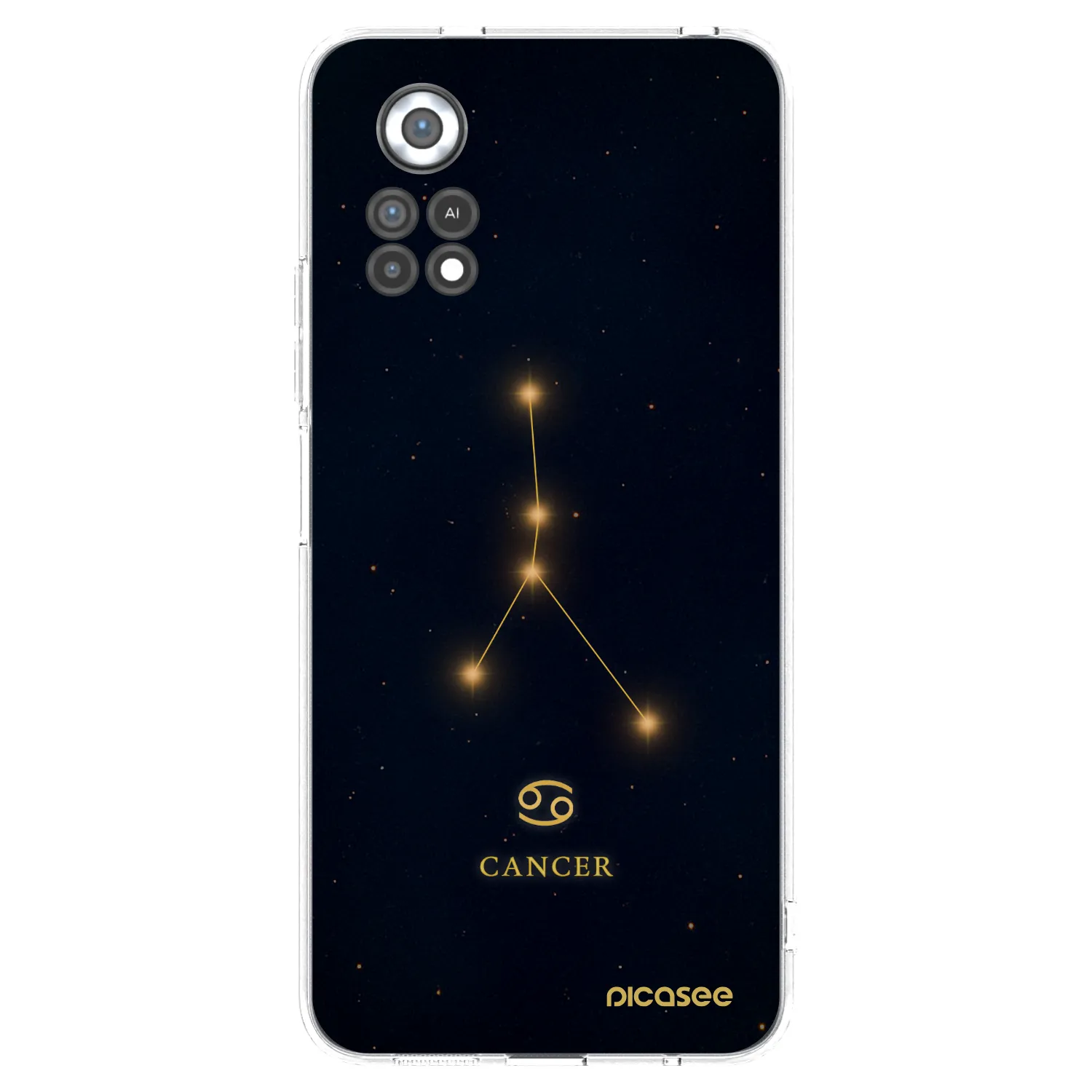 Picasee silikonový průhledný obal pro Xiaomi Poco X4 Pro 5G - CANCER