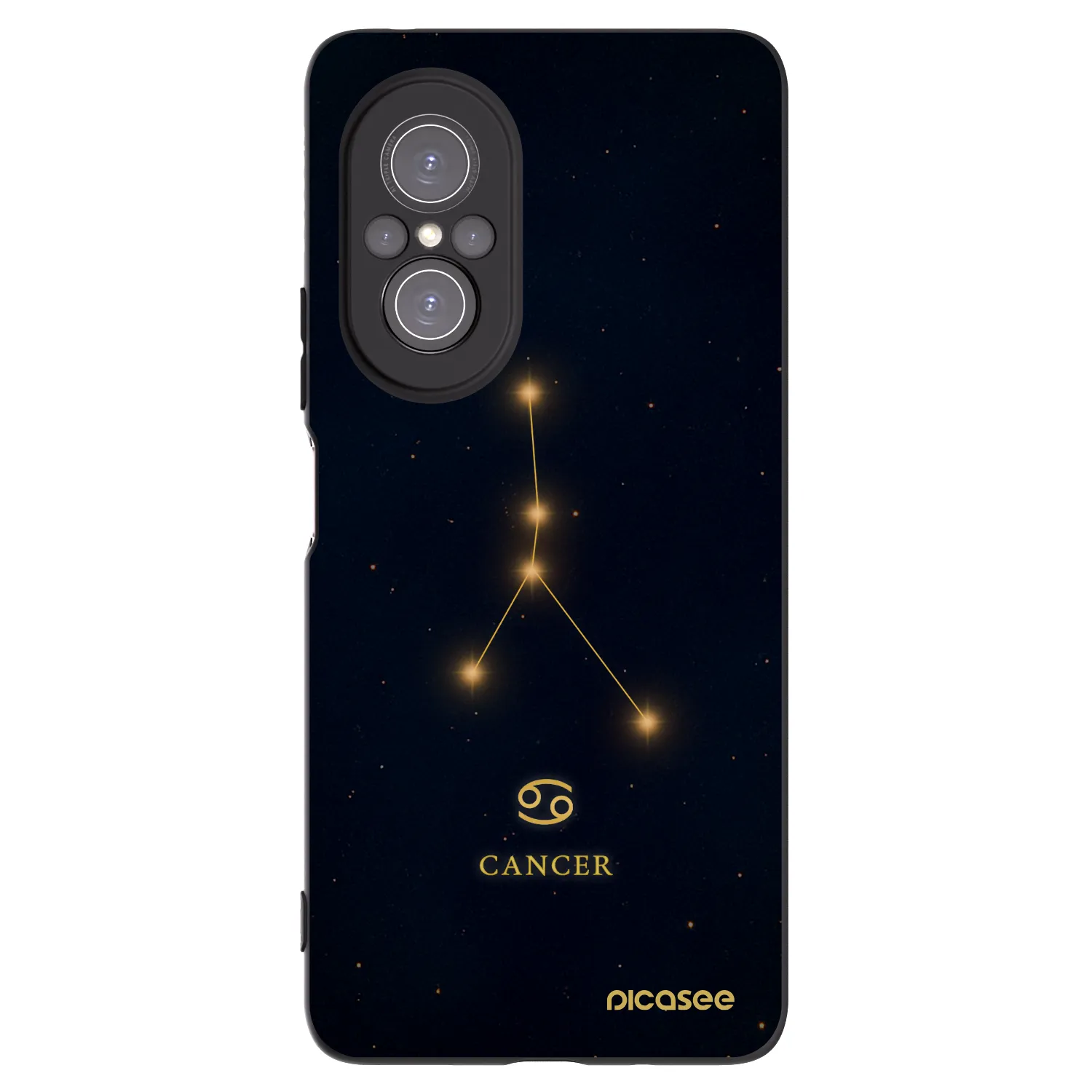 Picasee silikonový černý obal pro Huawei Nova 9 SE - CANCER
