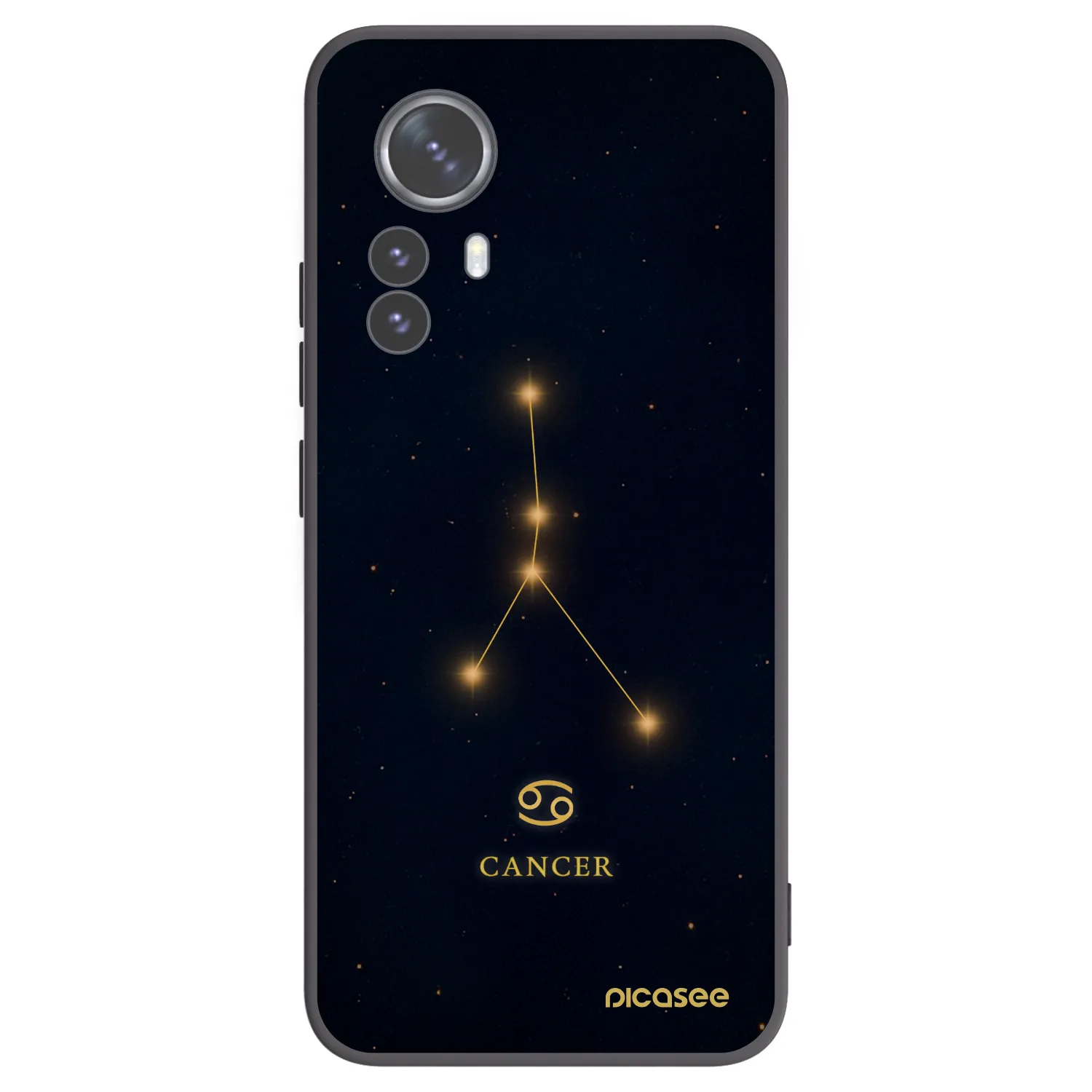 Picasee silikonový černý obal pro Xiaomi 12 Pro - CANCER