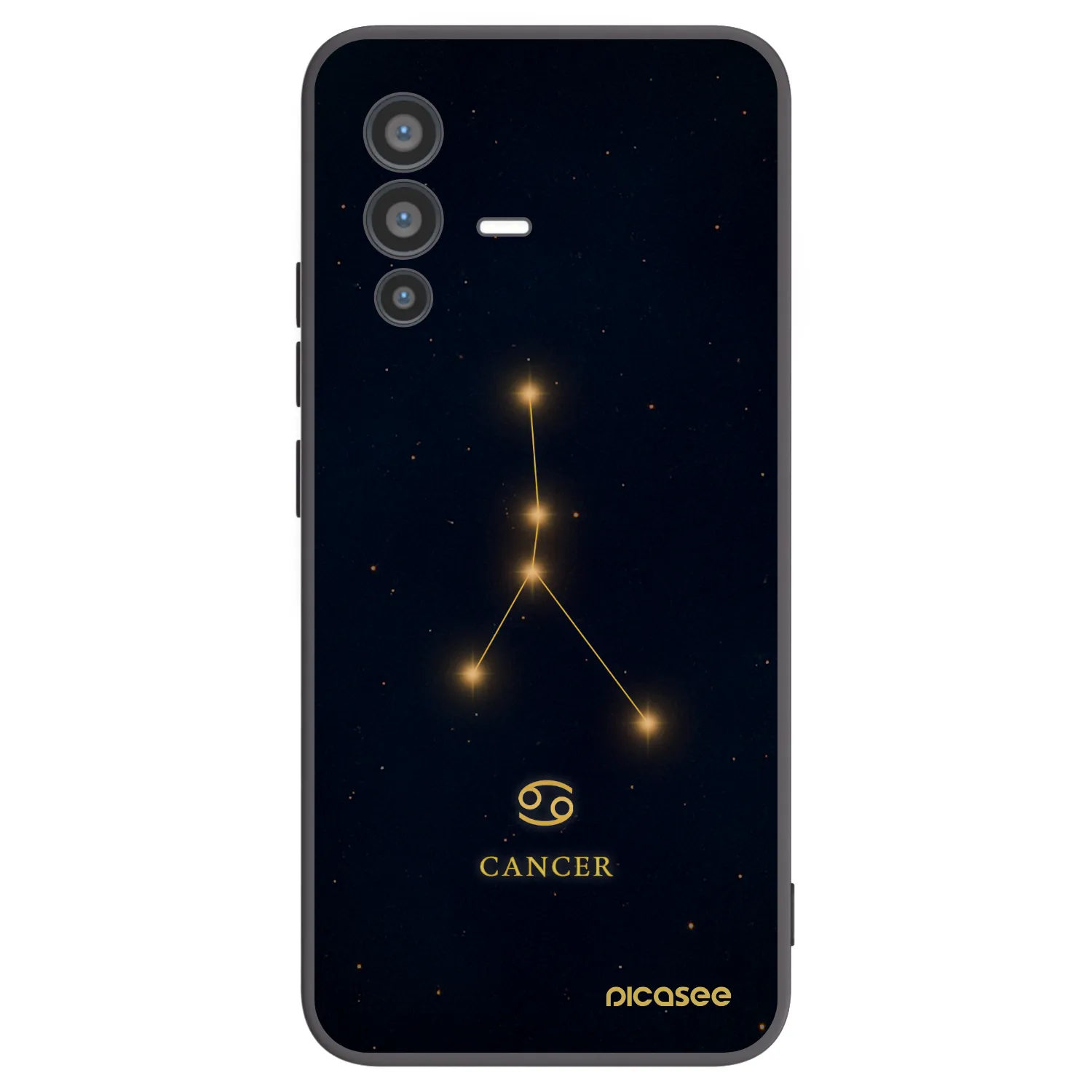 Picasee silikonový černý obal pro Vivo V23 5G - CANCER