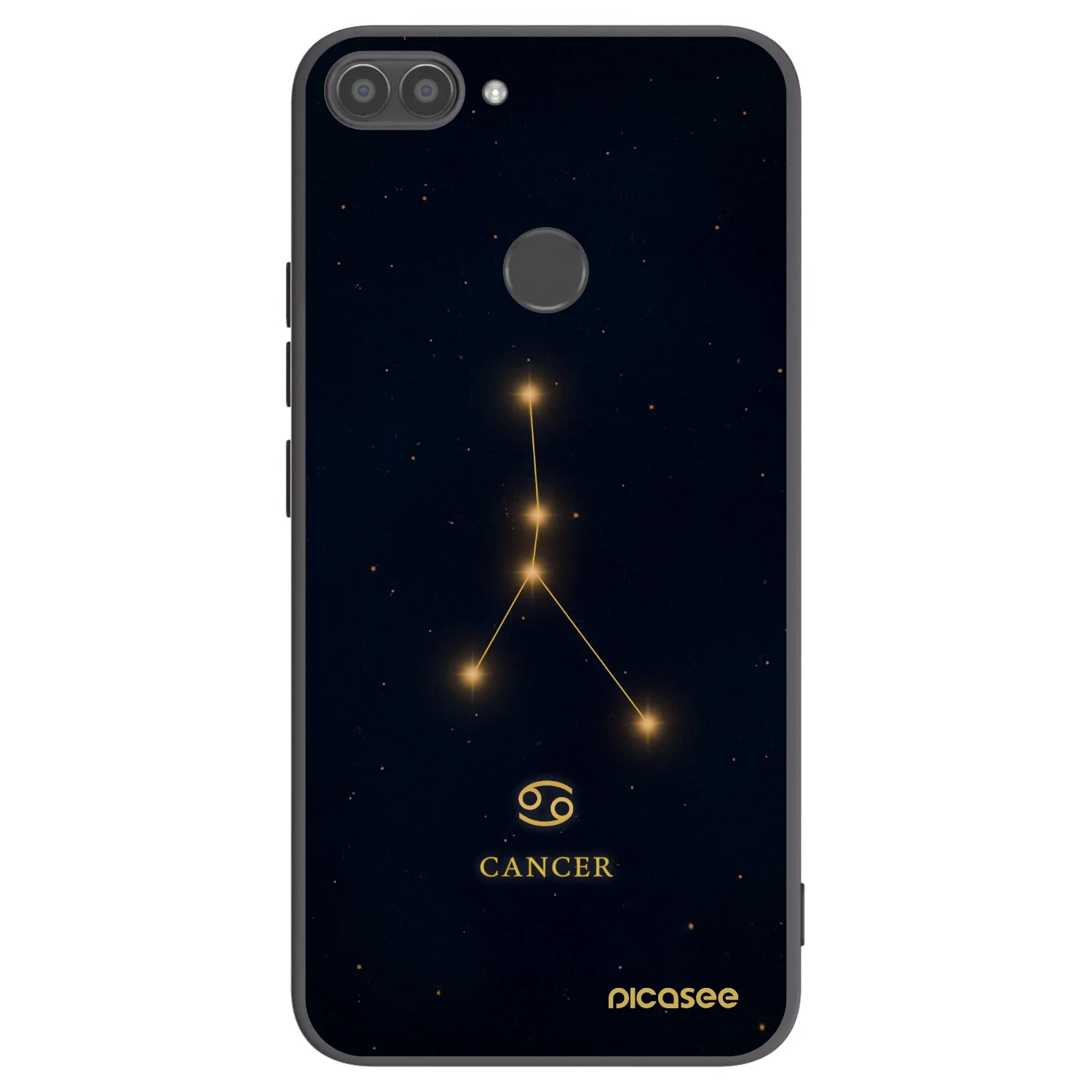 Picasee silikonový černý obal pro Huawei P Smart - CANCER