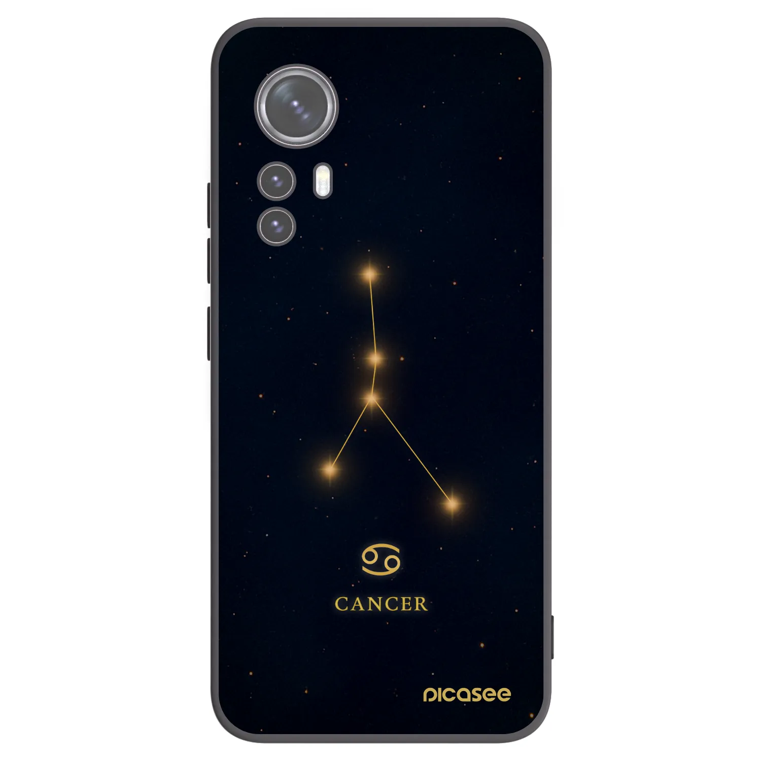 Picasee silikonový černý obal pro Xiaomi 12X - CANCER