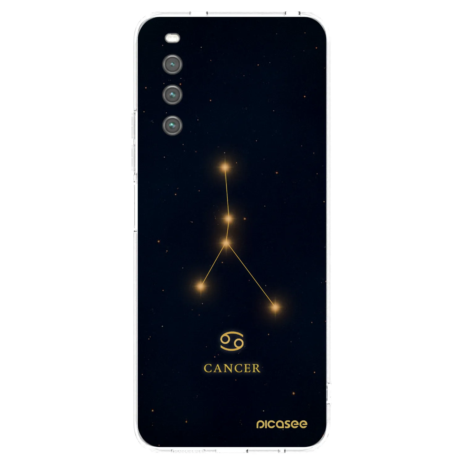 Picasee silikonový průhledný obal pro Sony Xperia 10 IV 5G - CANCER