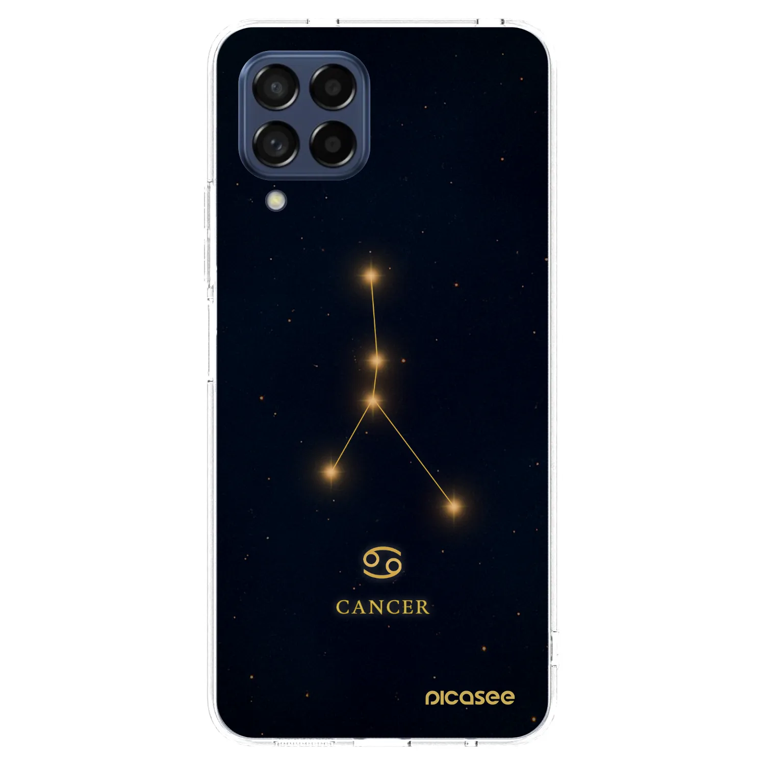 Picasee silikonový průhledný obal pro Samsung Galaxy M53 5G - CANCER