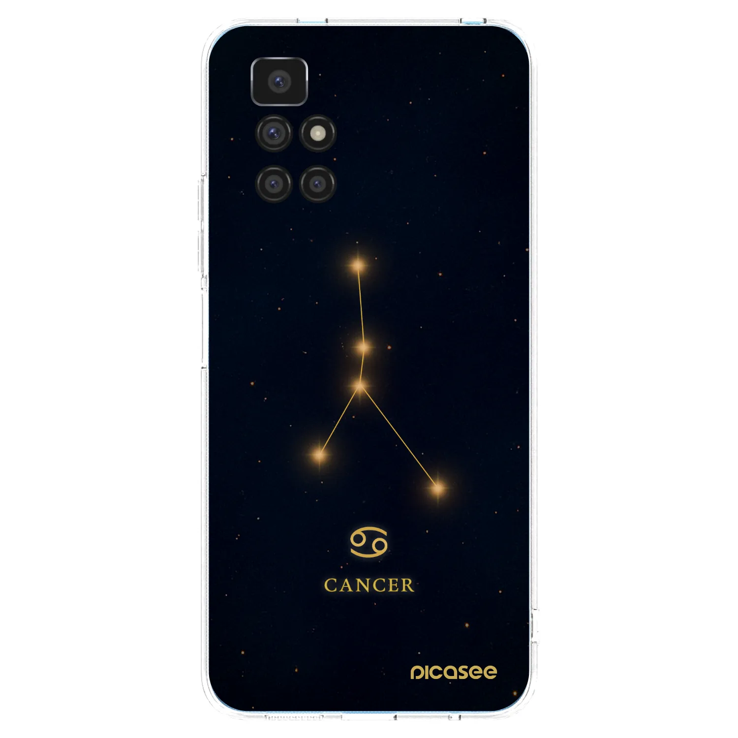 Picasee silikonový průhledný obal pro Xiaomi Redmi 10 (2022) - CANCER