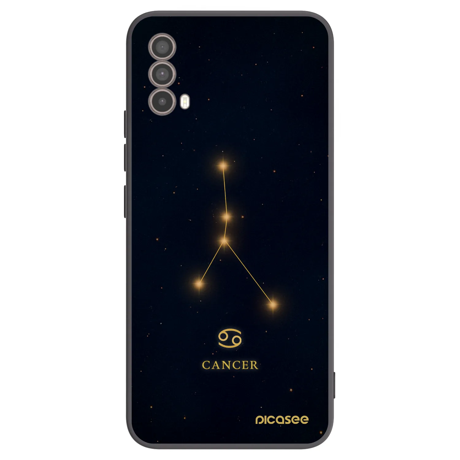 Picasee silikonový černý obal pro Motorola Moto E40 - CANCER