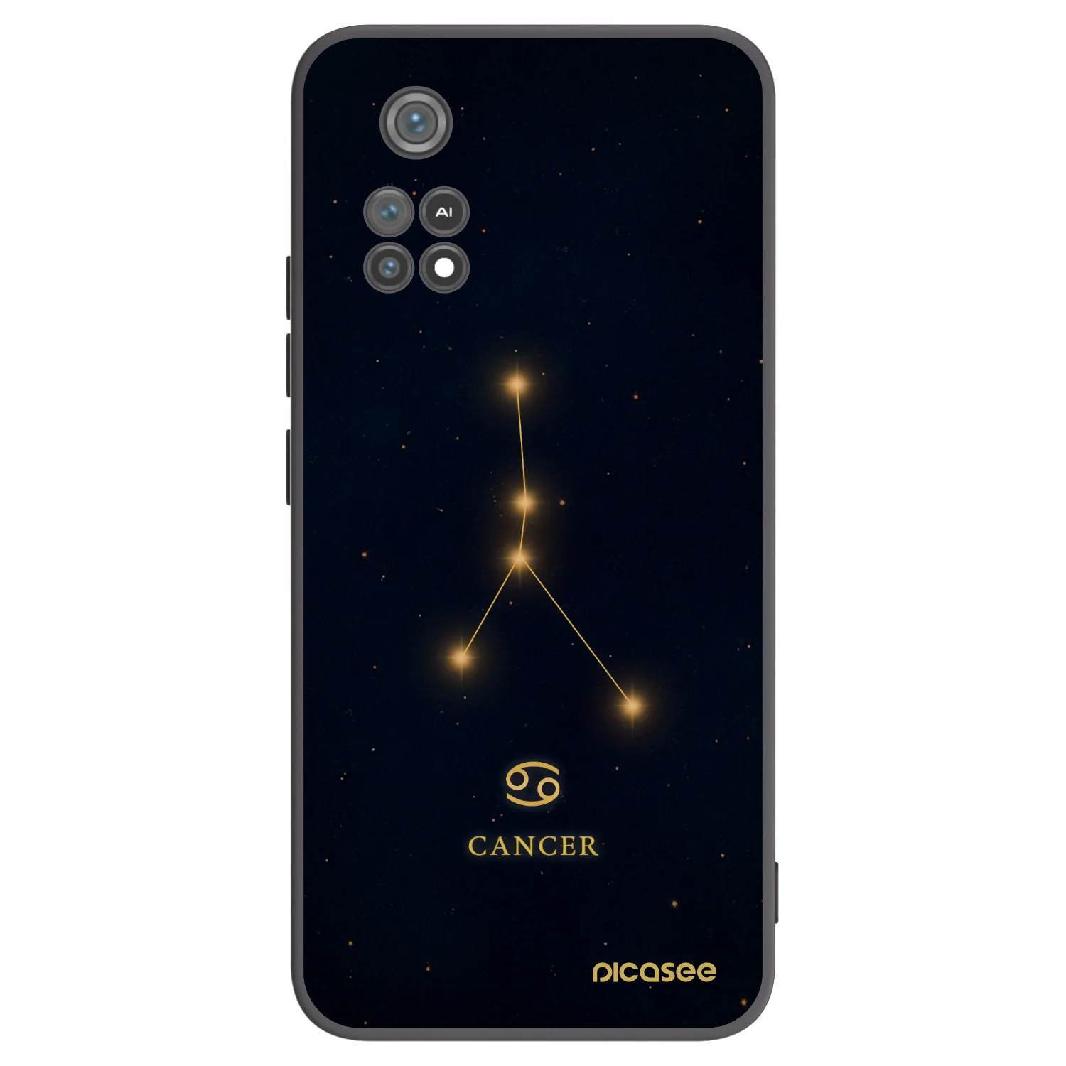 Picasee silikonový černý obal pro Xiaomi Poco M4 Pro - CANCER