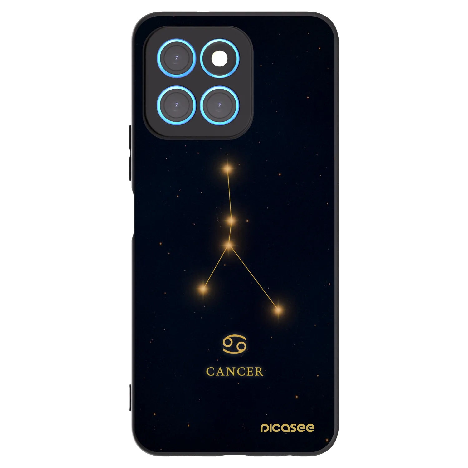 Picasee silikonový černý obal pro Honor X6 - CANCER