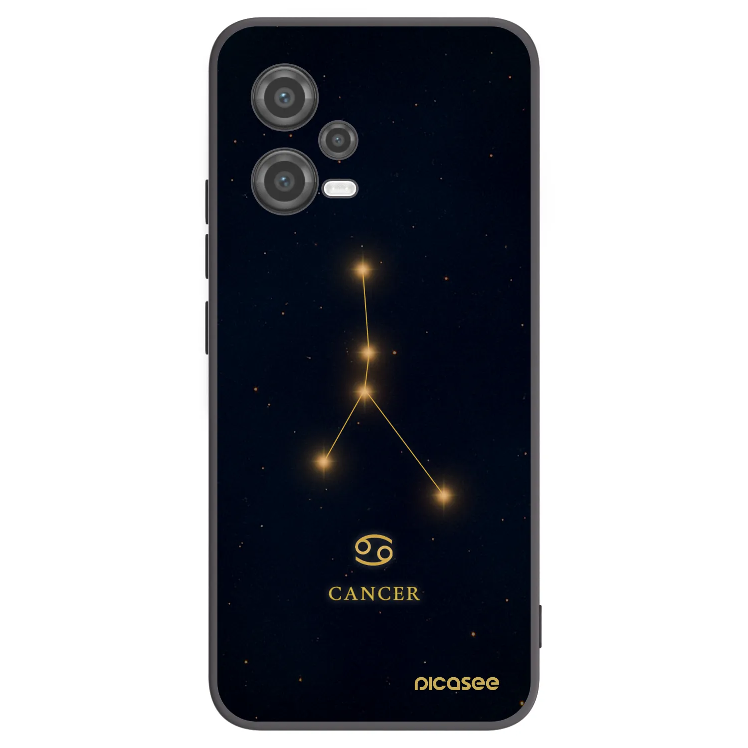 Picasee silikonový černý obal pro Xiaomi Poco X5 - CANCER