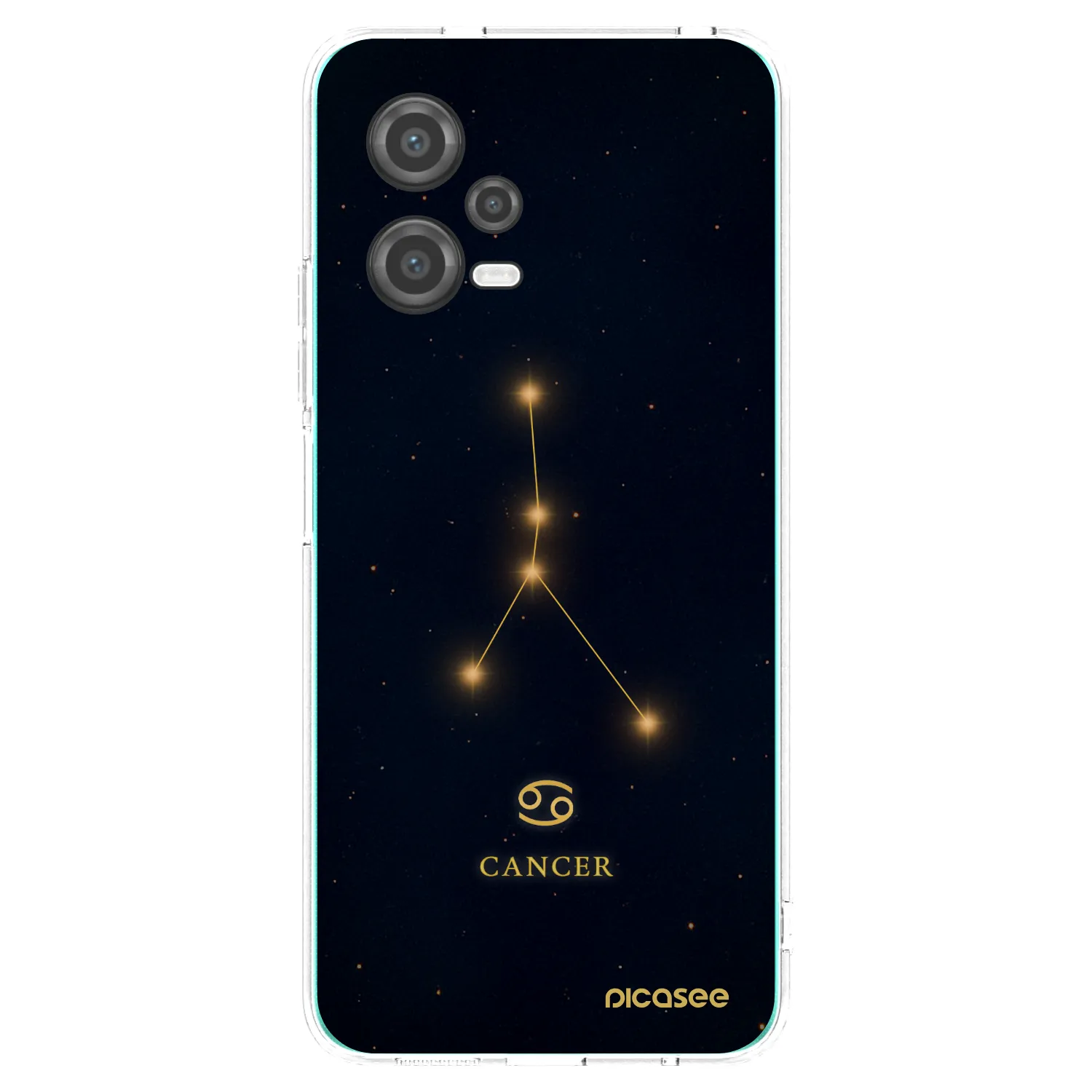 Picasee silikonový průhledný obal pro Xiaomi Poco X5 - CANCER
