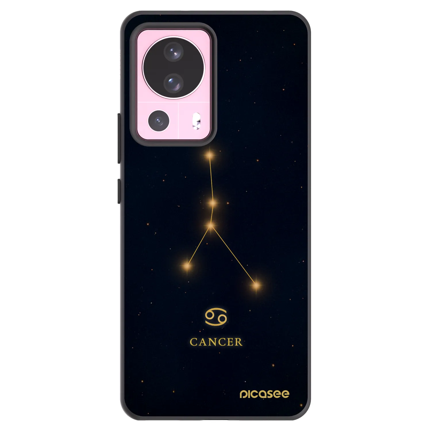 Picasee silikonový černý obal pro Xiaomi 13 Lite - CANCER