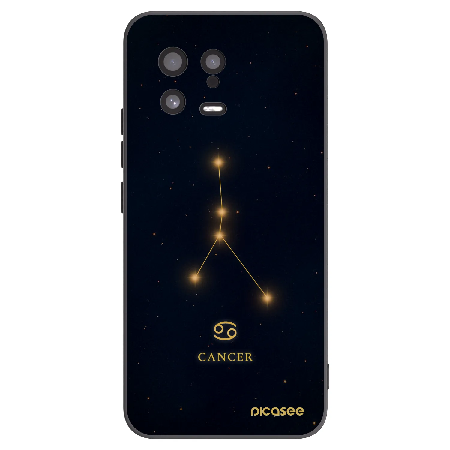 Picasee silikonový černý obal pro Xiaomi 13 - CANCER