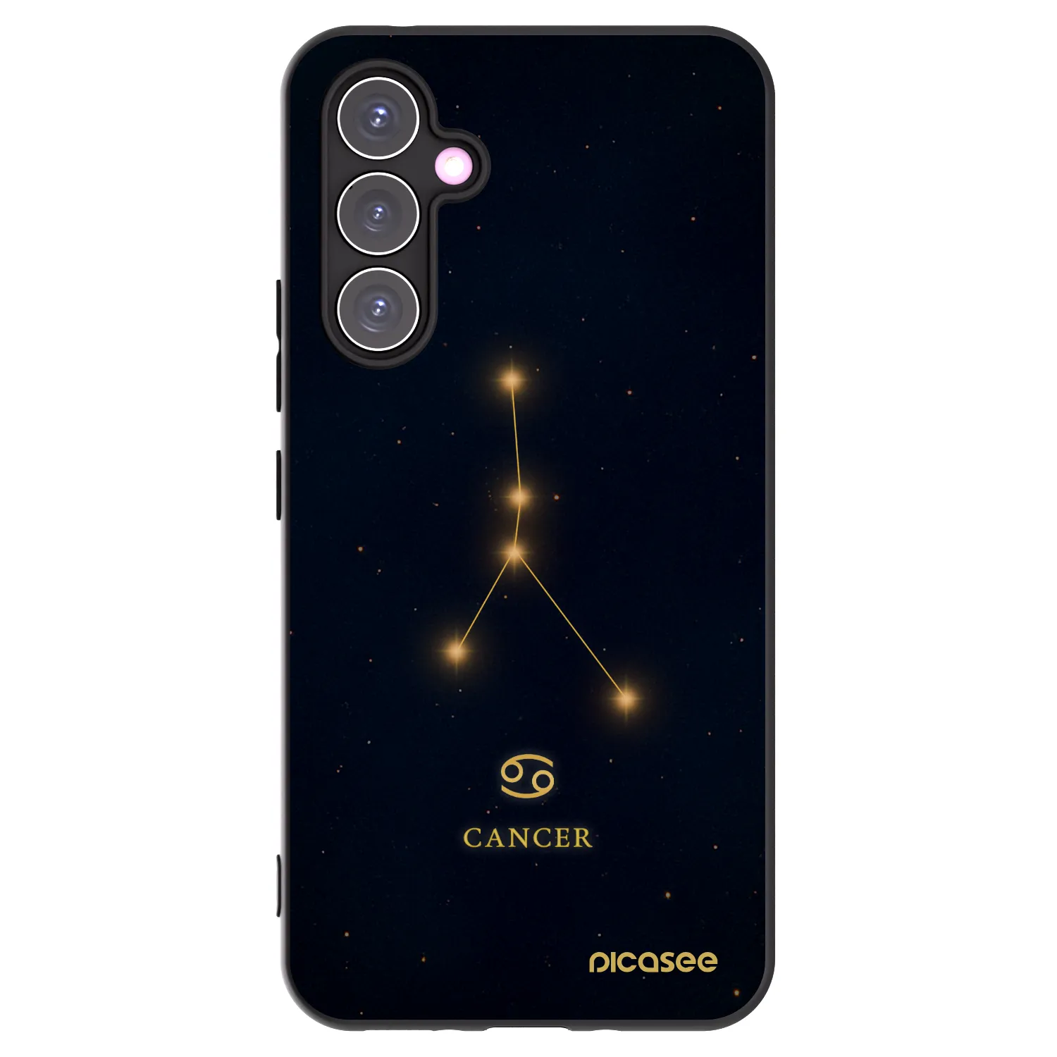 Picasee silikonový černý obal pro Samsung Galaxy A54 5G A546B - CANCER