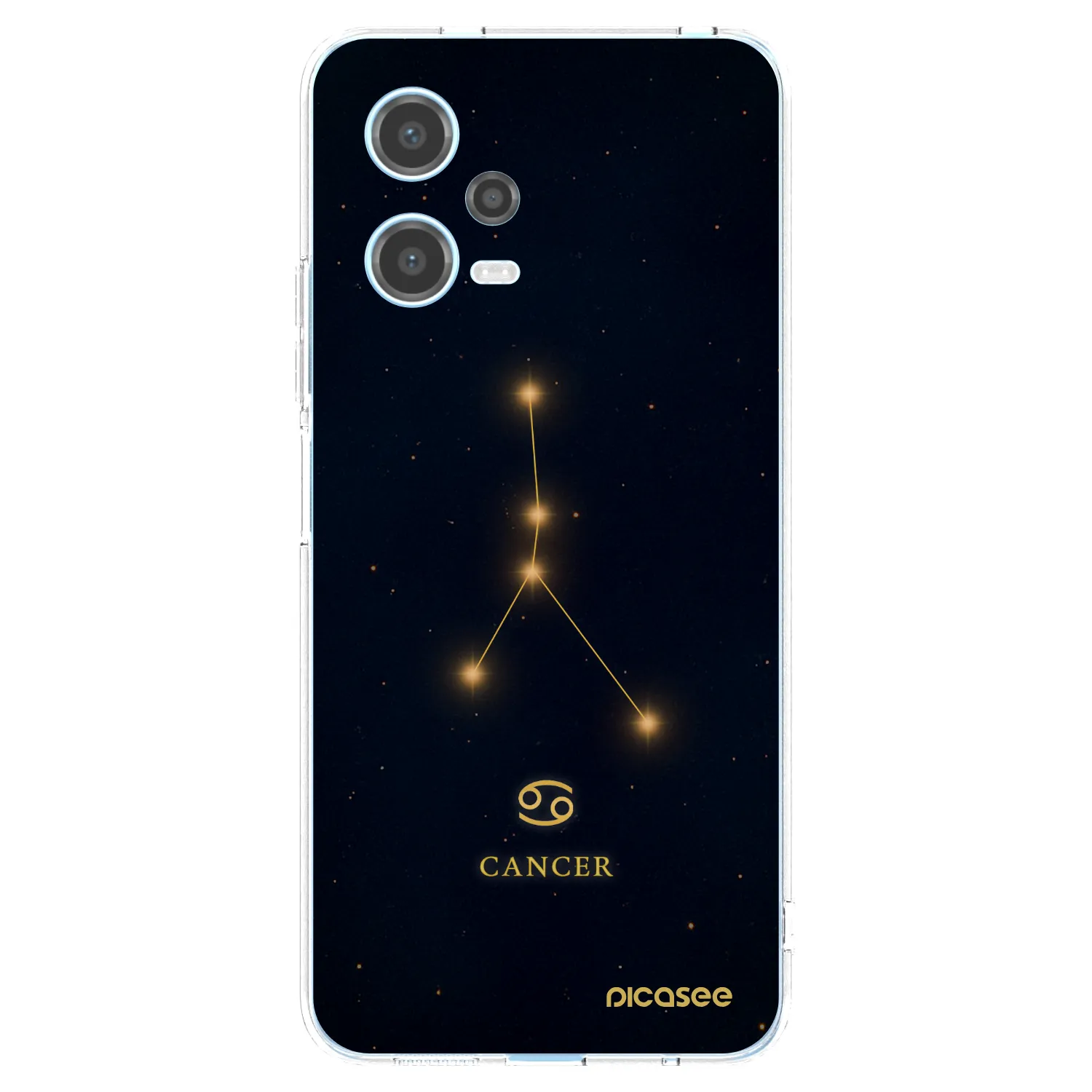Picasee silikonový průhledný obal pro Xiaomi Redmi Note 12 5G - CANCER
