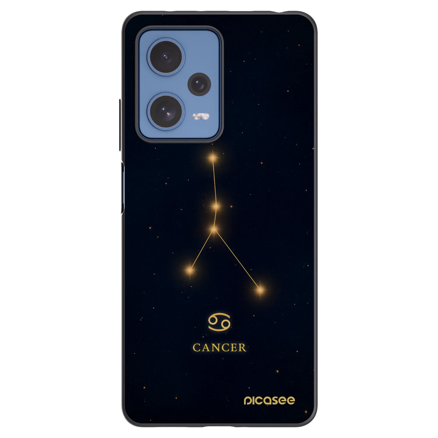 Picasee silikonový černý obal pro Xiaomi Redmi Note 12 Pro 5G - CANCER