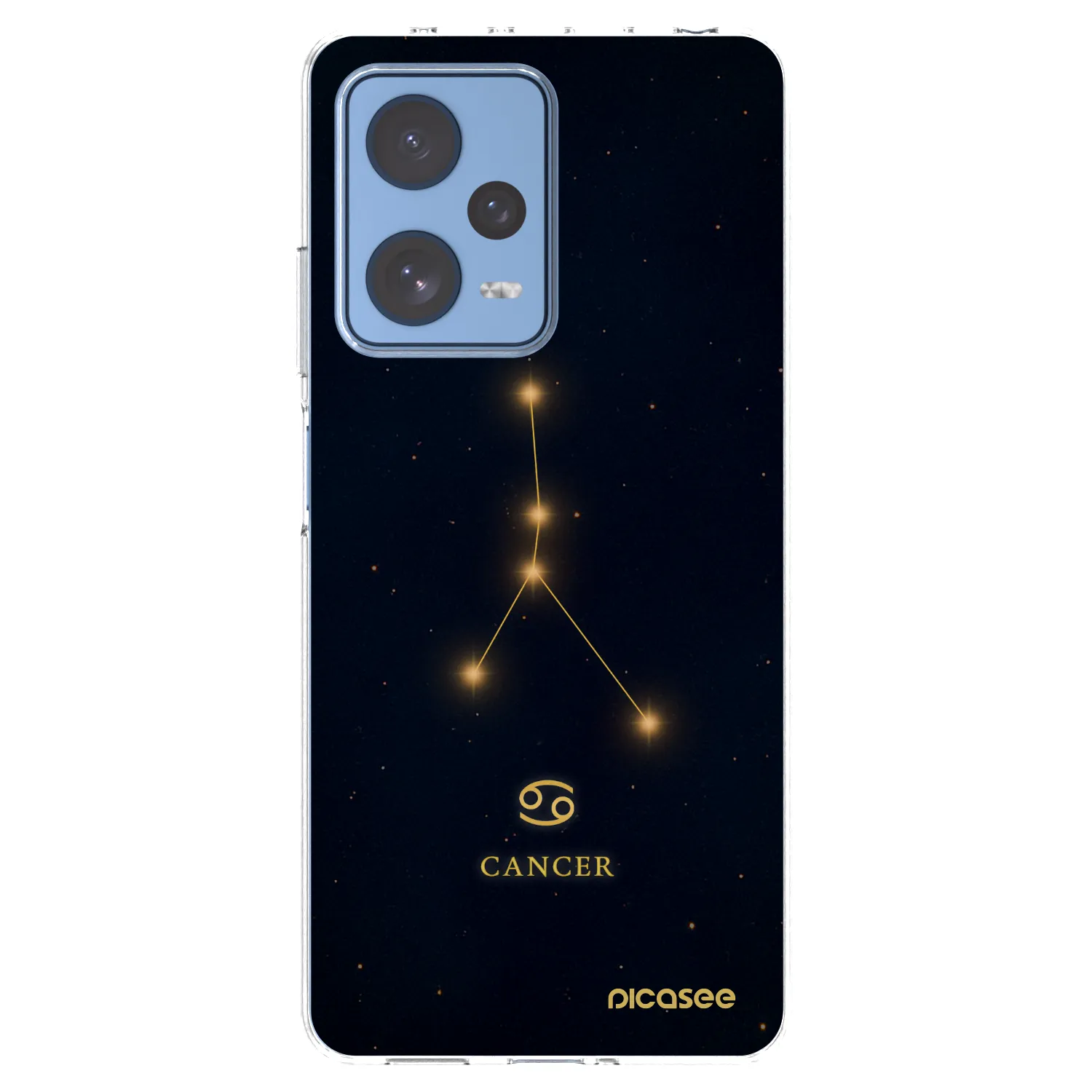 Picasee silikonový průhledný obal pro Xiaomi Redmi Note 12 Pro 5G - CANCER