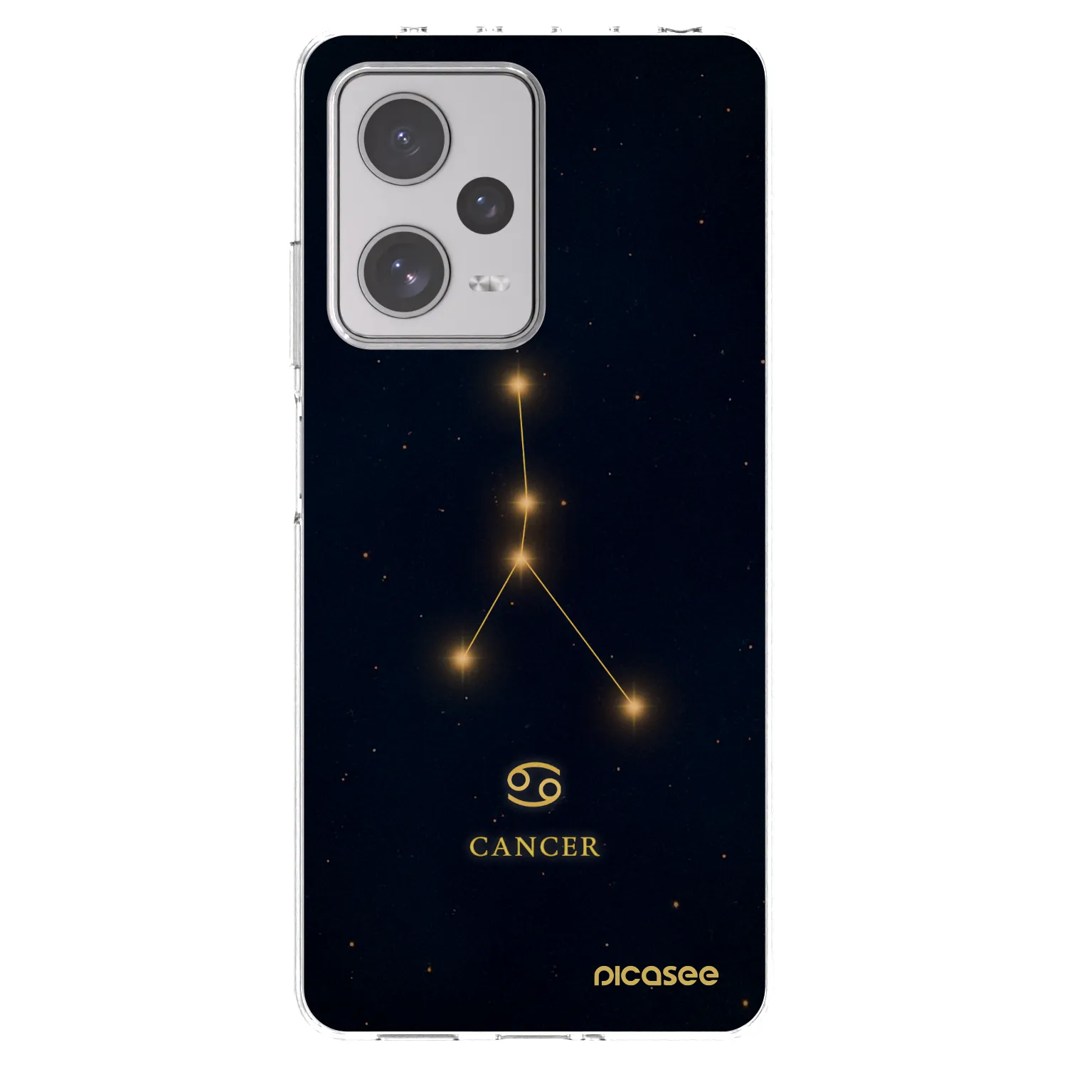 Picasee silikonový průhledný obal pro Xiaomi Redmi Note 12 Pro+ 5G - CANCER