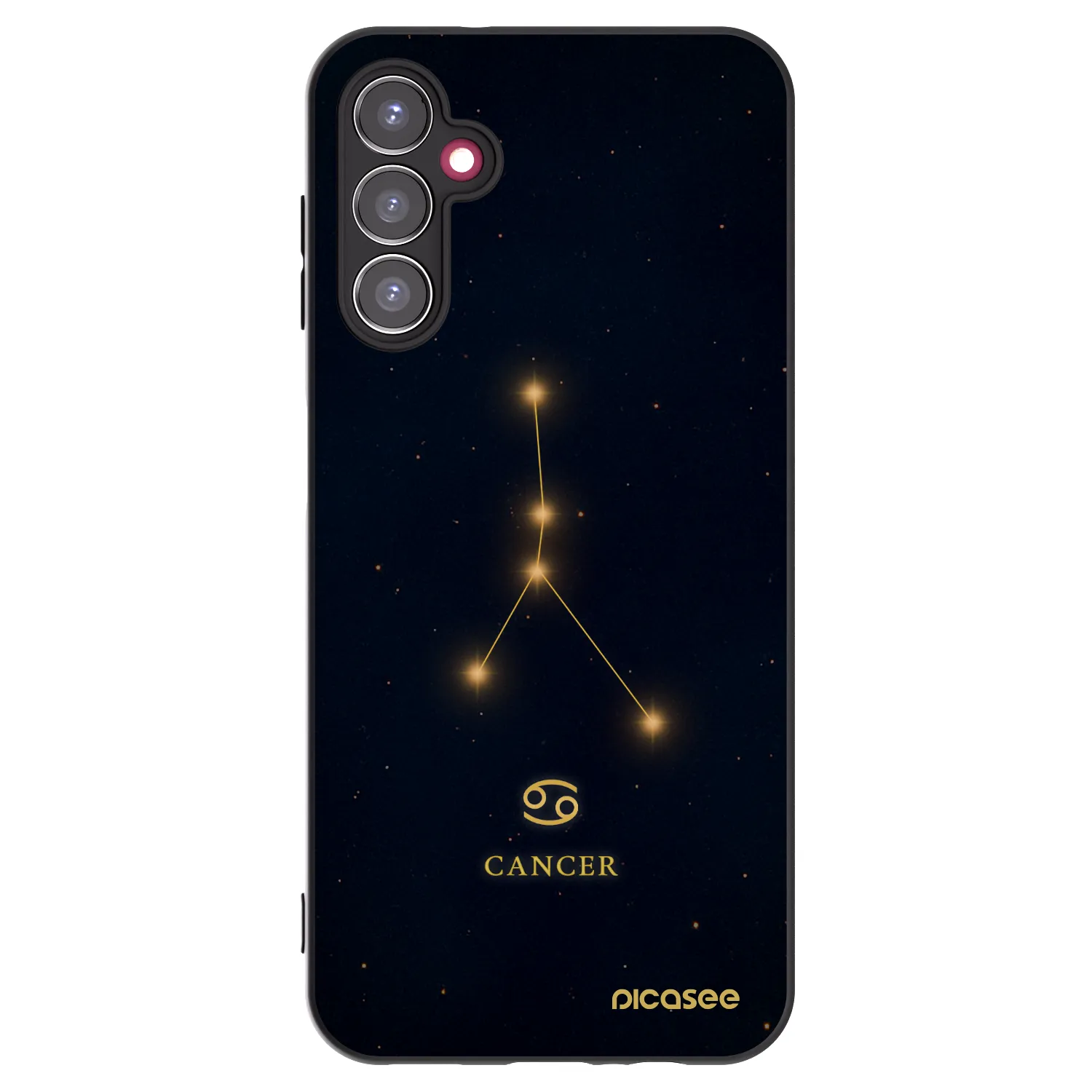 Picasee silikonový černý obal pro Samsung Galaxy A14 4G A145R - CANCER