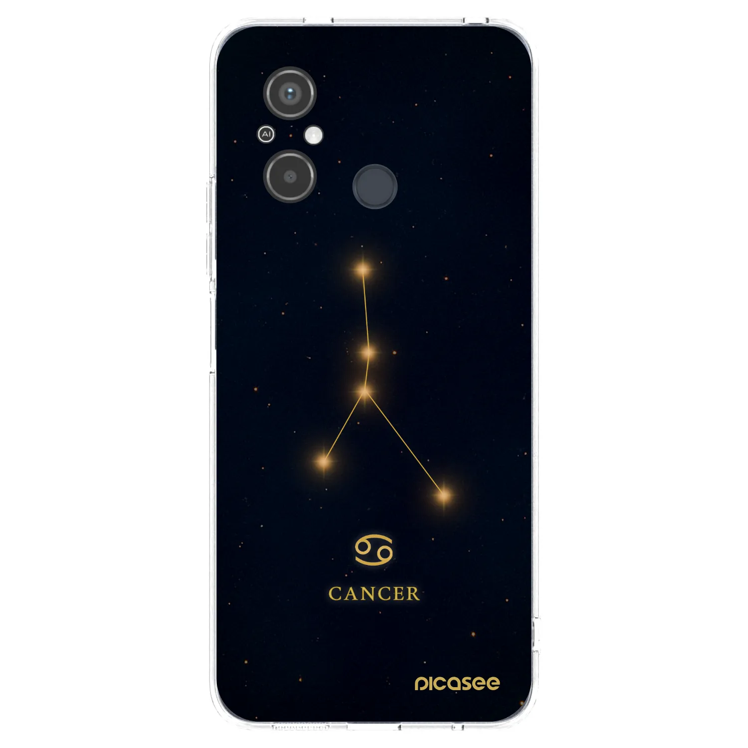 Picasee silikonový průhledný obal pro Xiaomi Redmi 12C - CANCER