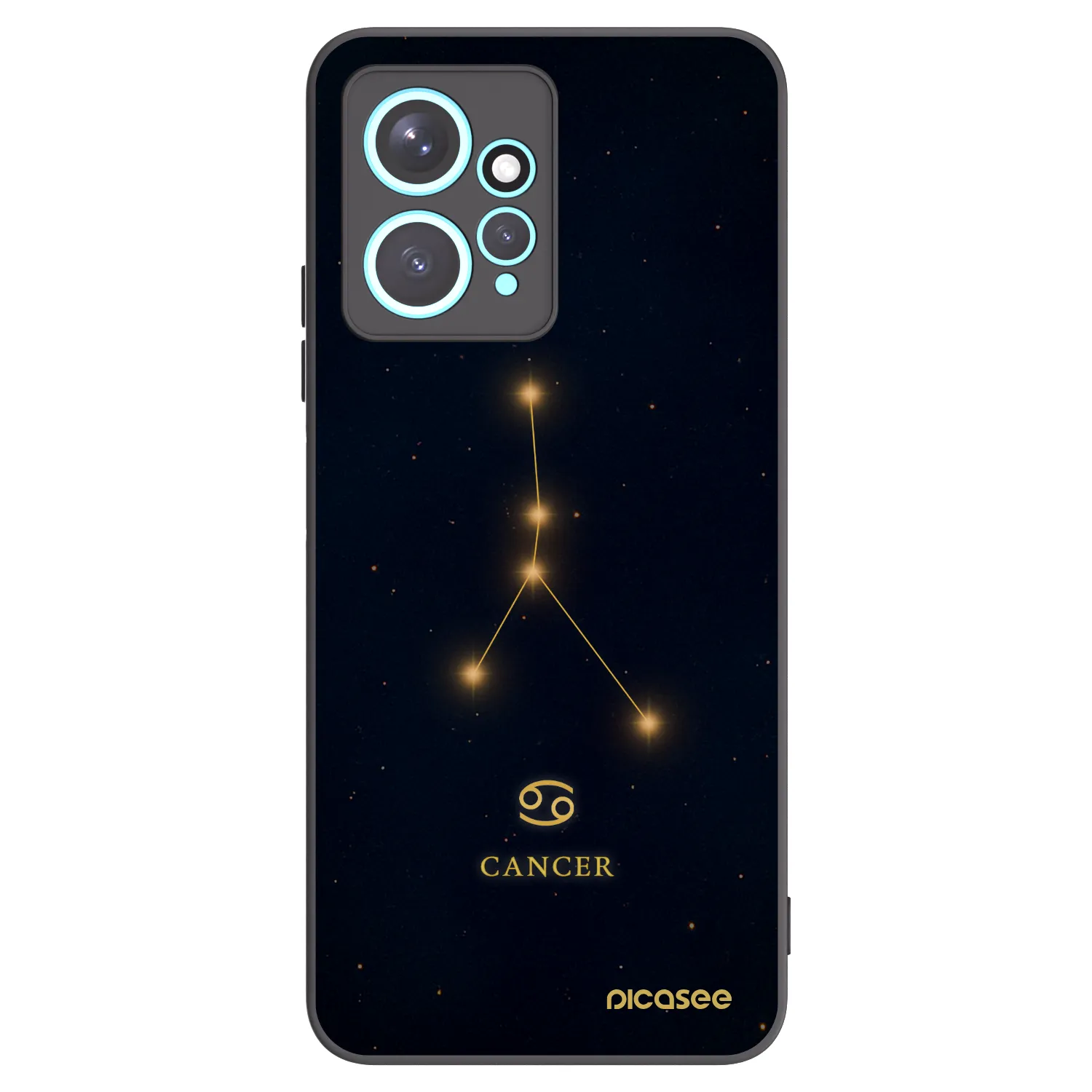 Picasee silikonový černý obal pro Xiaomi Redmi Note 12 4G - CANCER