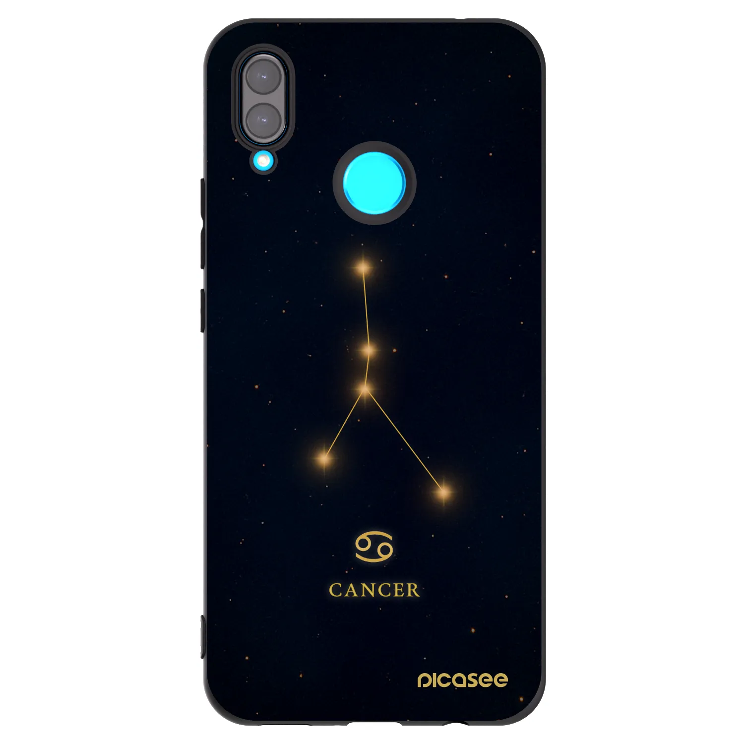 Picasee silikonový černý obal pro Huawei Nova 3 - CANCER