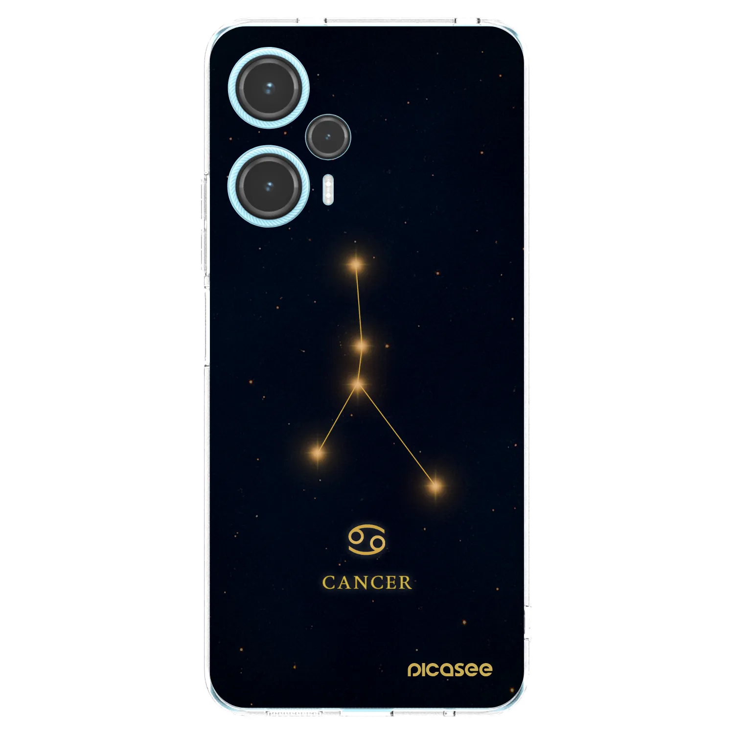 Picasee silikonový průhledný obal pro Xiaomi Poco F5 - CANCER