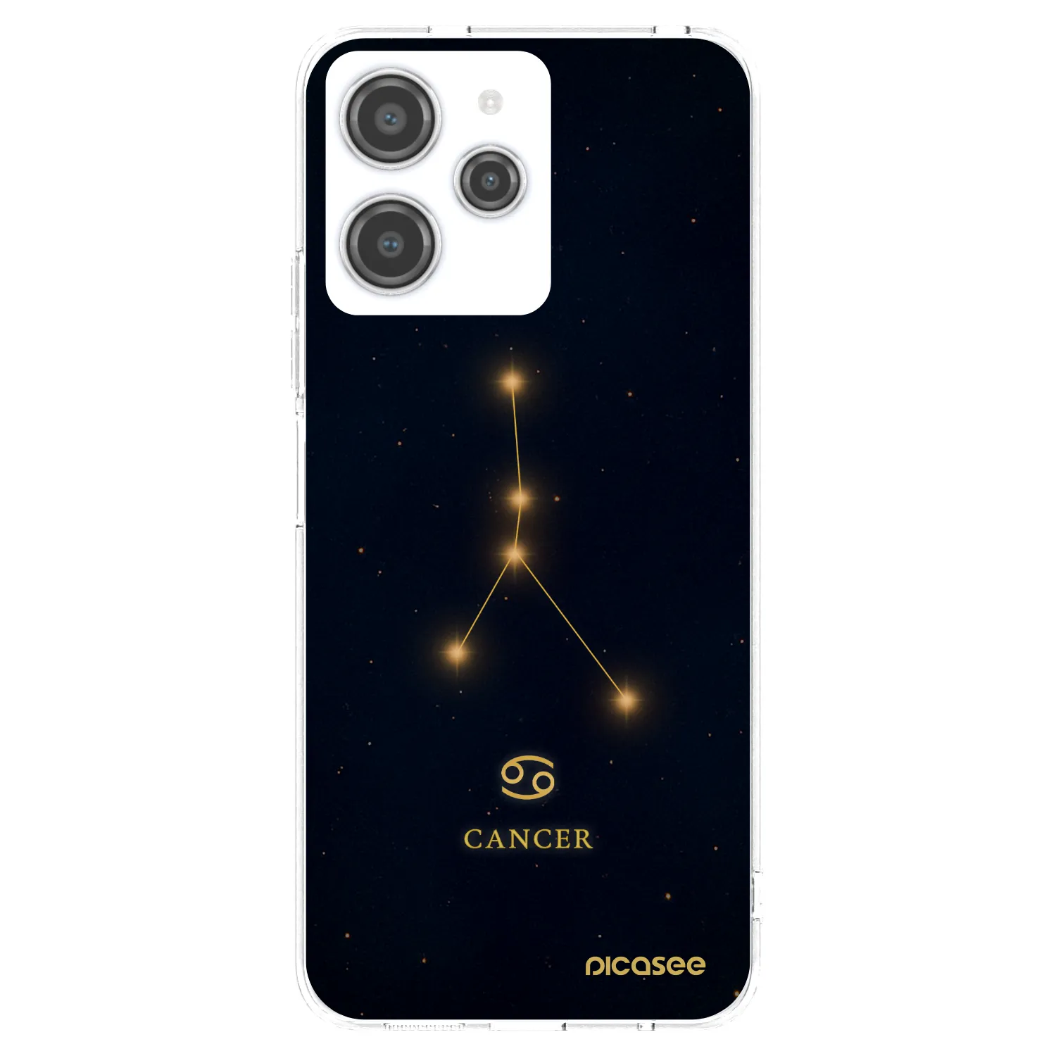Picasee silikonový průhledný obal pro Xiaomi Redmi 12 4G - CANCER