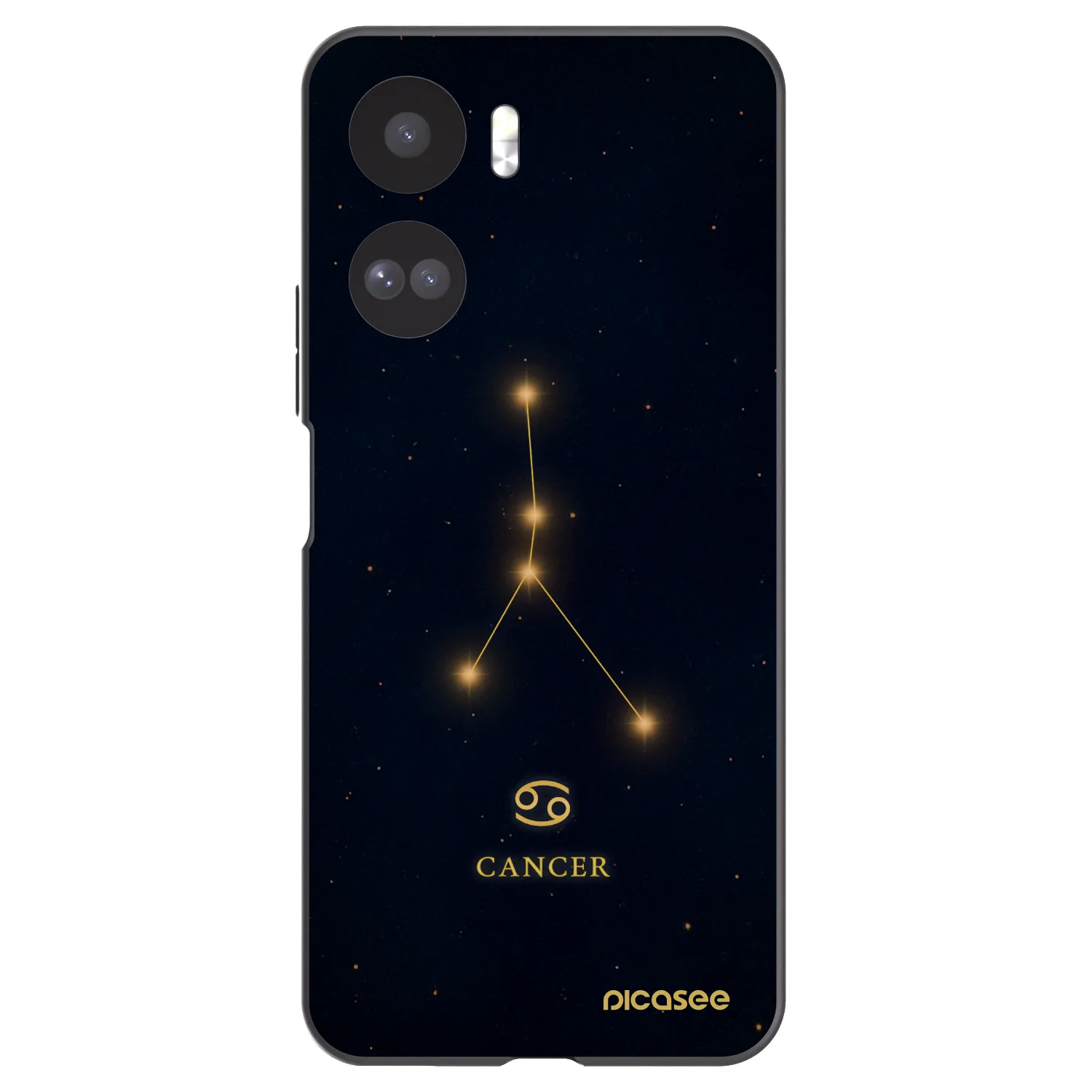 Picasee silikonový černý obal pro Honor 90 Lite 5G - CANCER