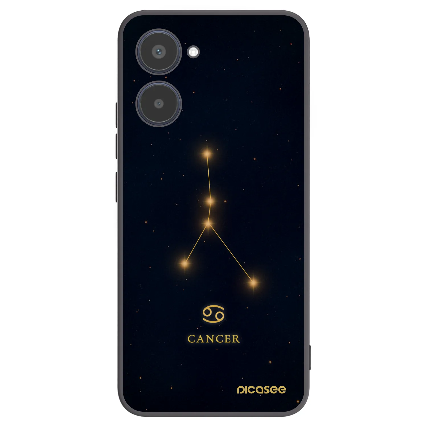 Picasee silikonový černý obal pro Realme 10 4G - CANCER