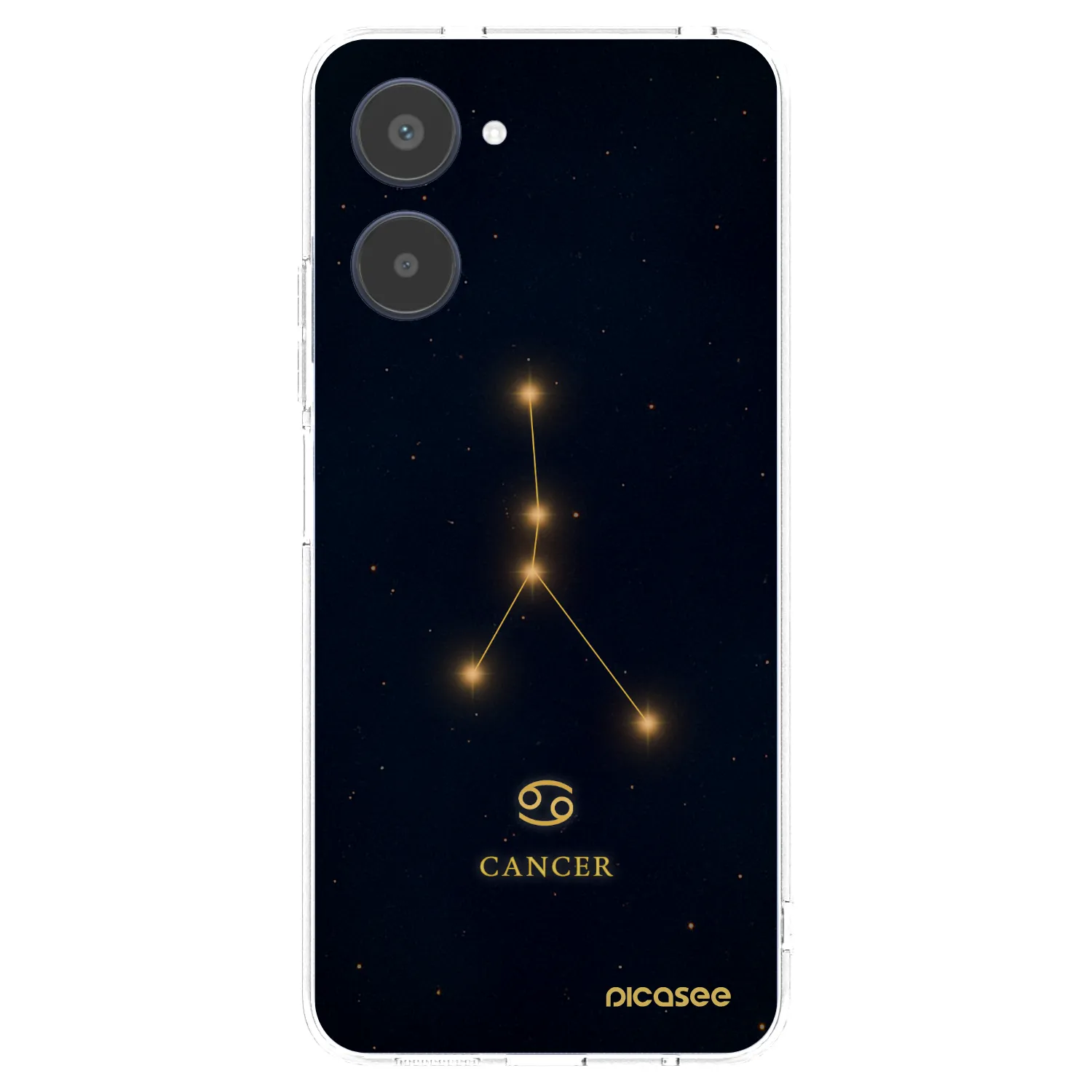 Picasee silikonový průhledný obal pro Realme 10 4G - CANCER