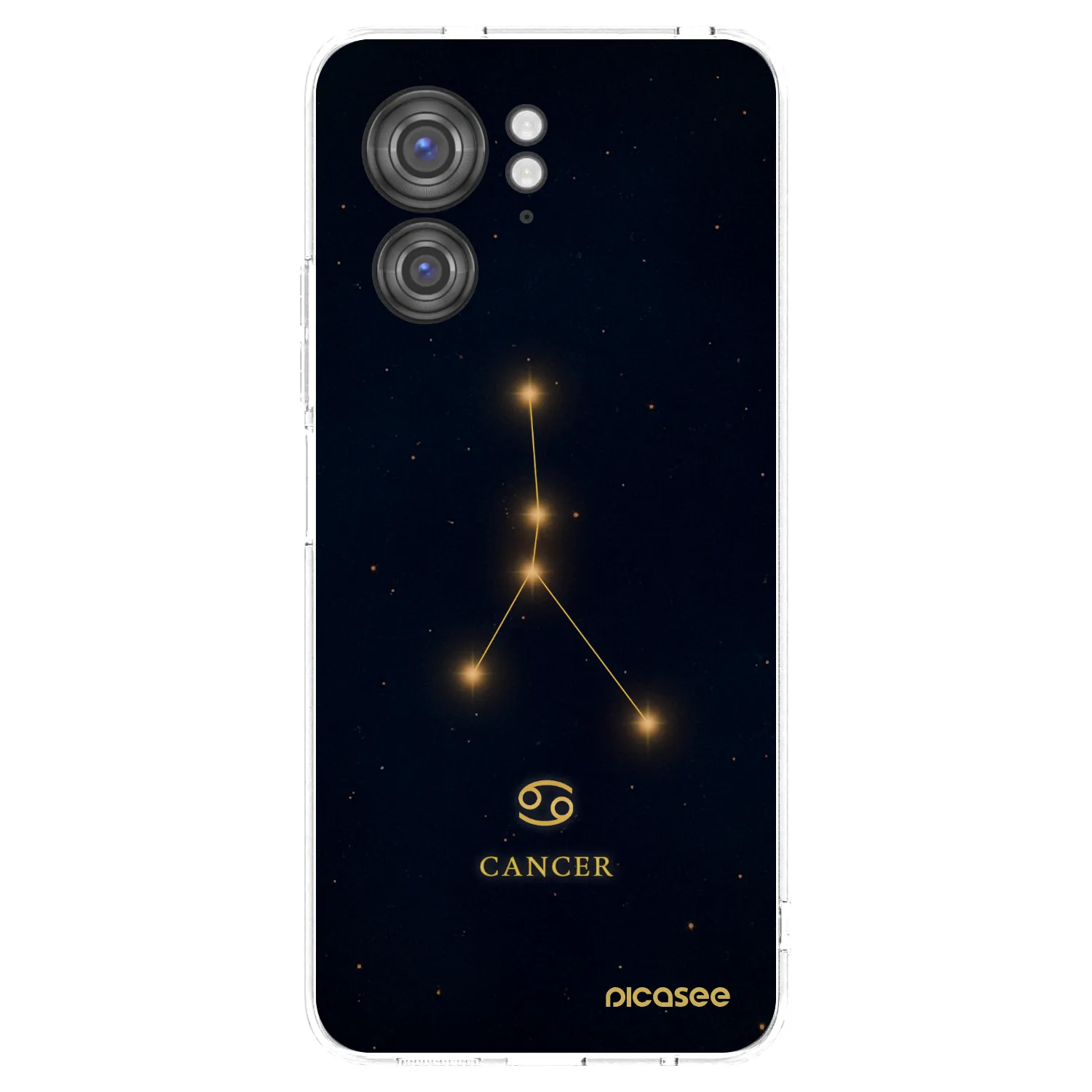 Picasee silikonový průhledný obal pro Motorola Edge 40 - CANCER