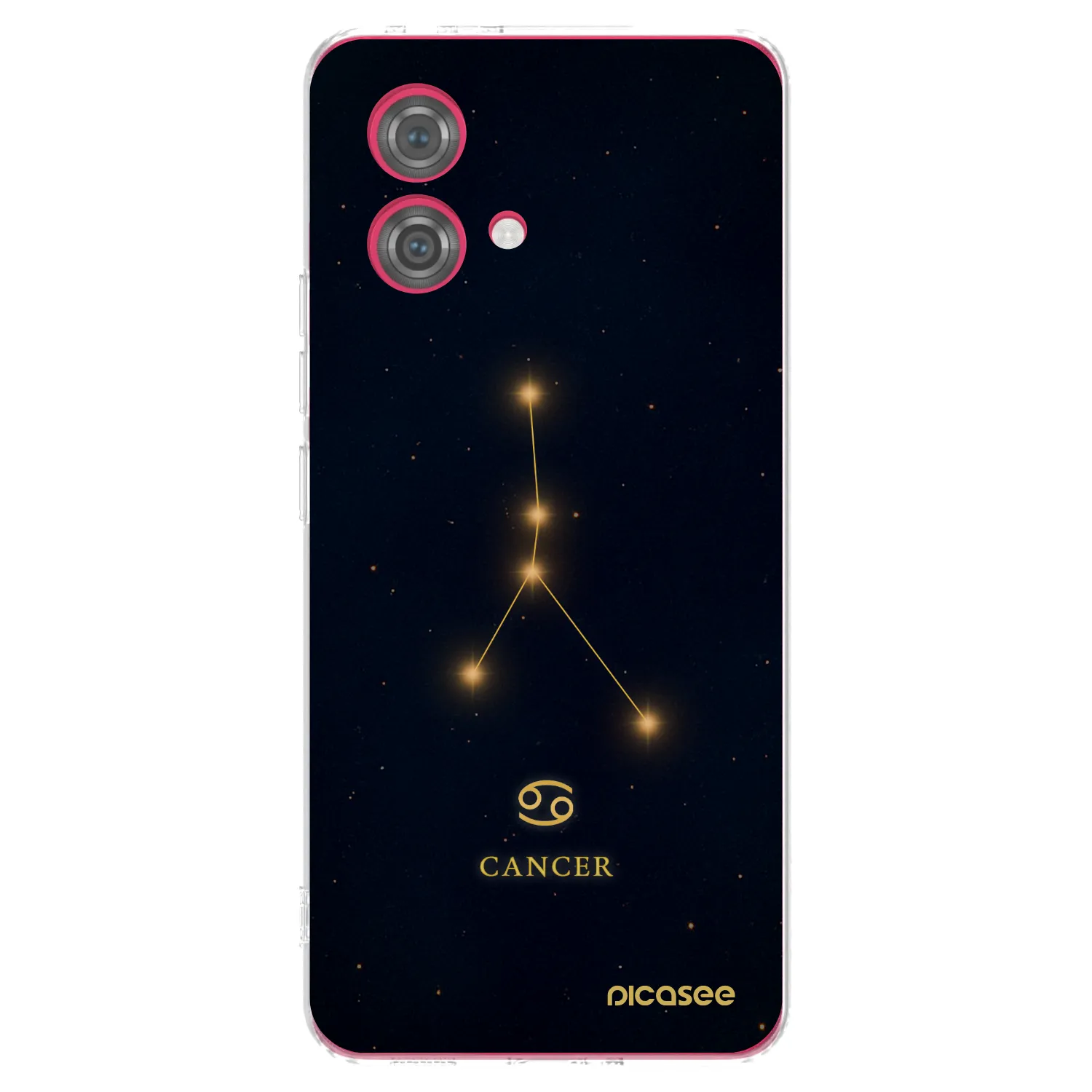 Picasee silikonový průhledný obal pro Motorola Moto G84 5G - CANCER
