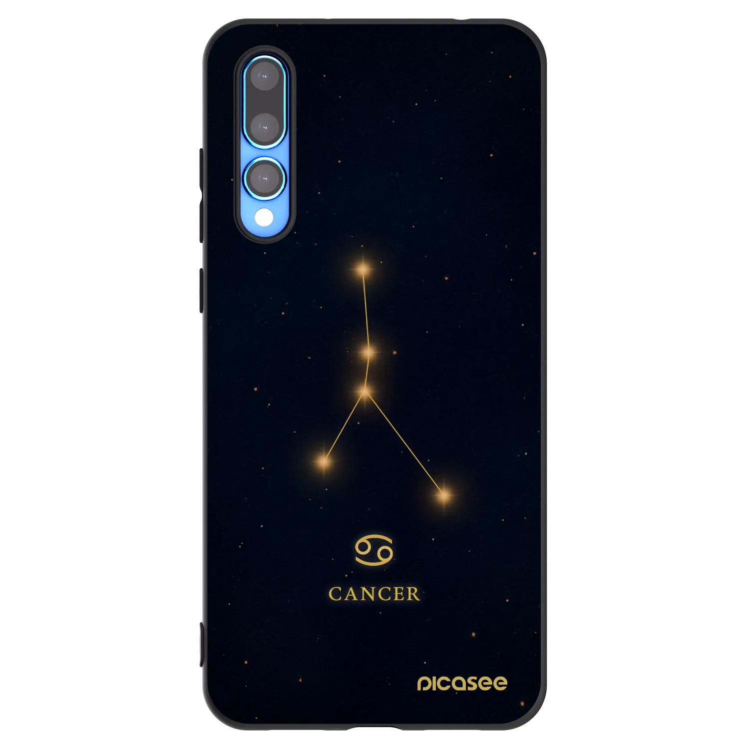 Picasee silikonový černý obal pro Huawei P20 Pro - CANCER