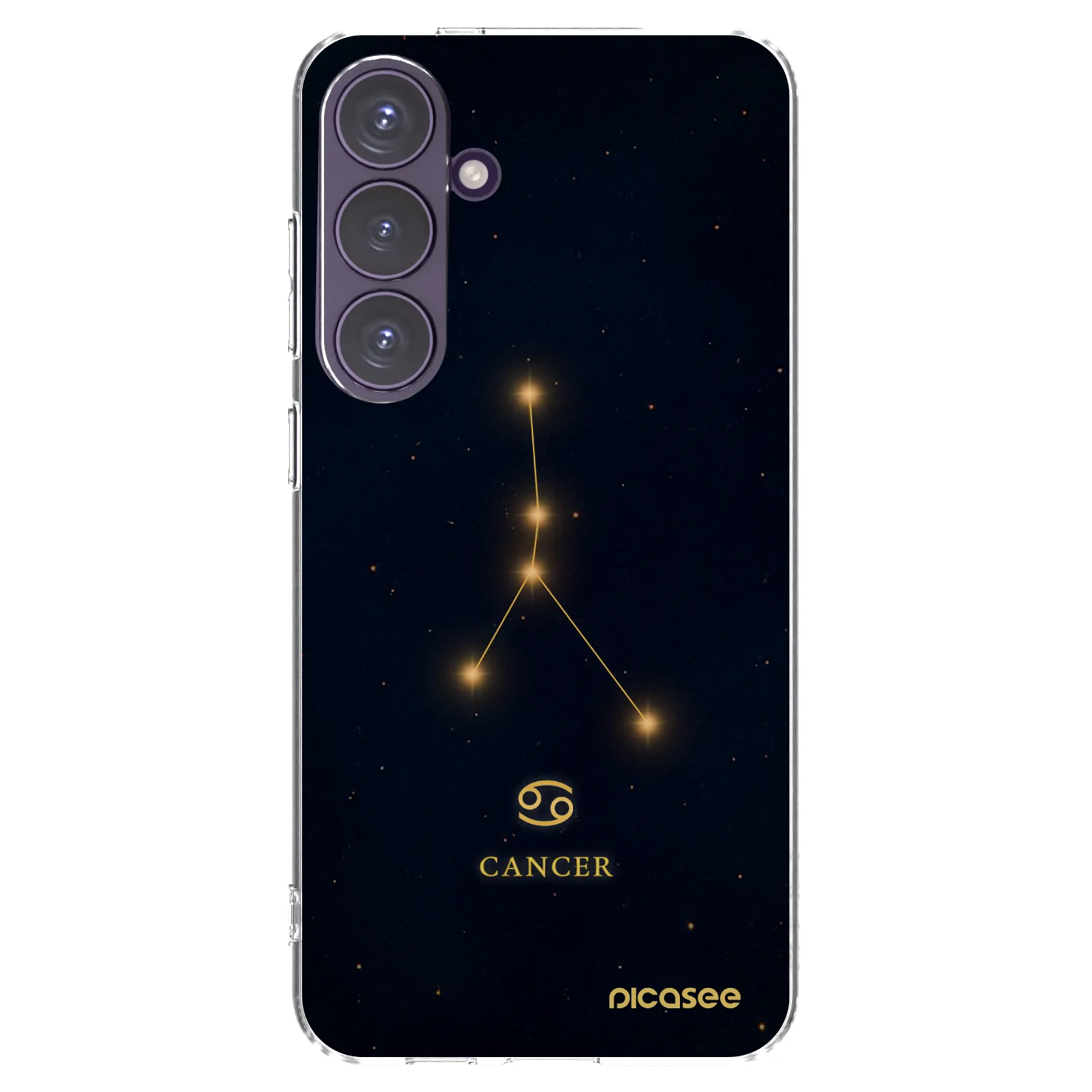 Picasee silikonový průhledný obal pro Samsung Galaxy S24+ S926B 5G - CANCER