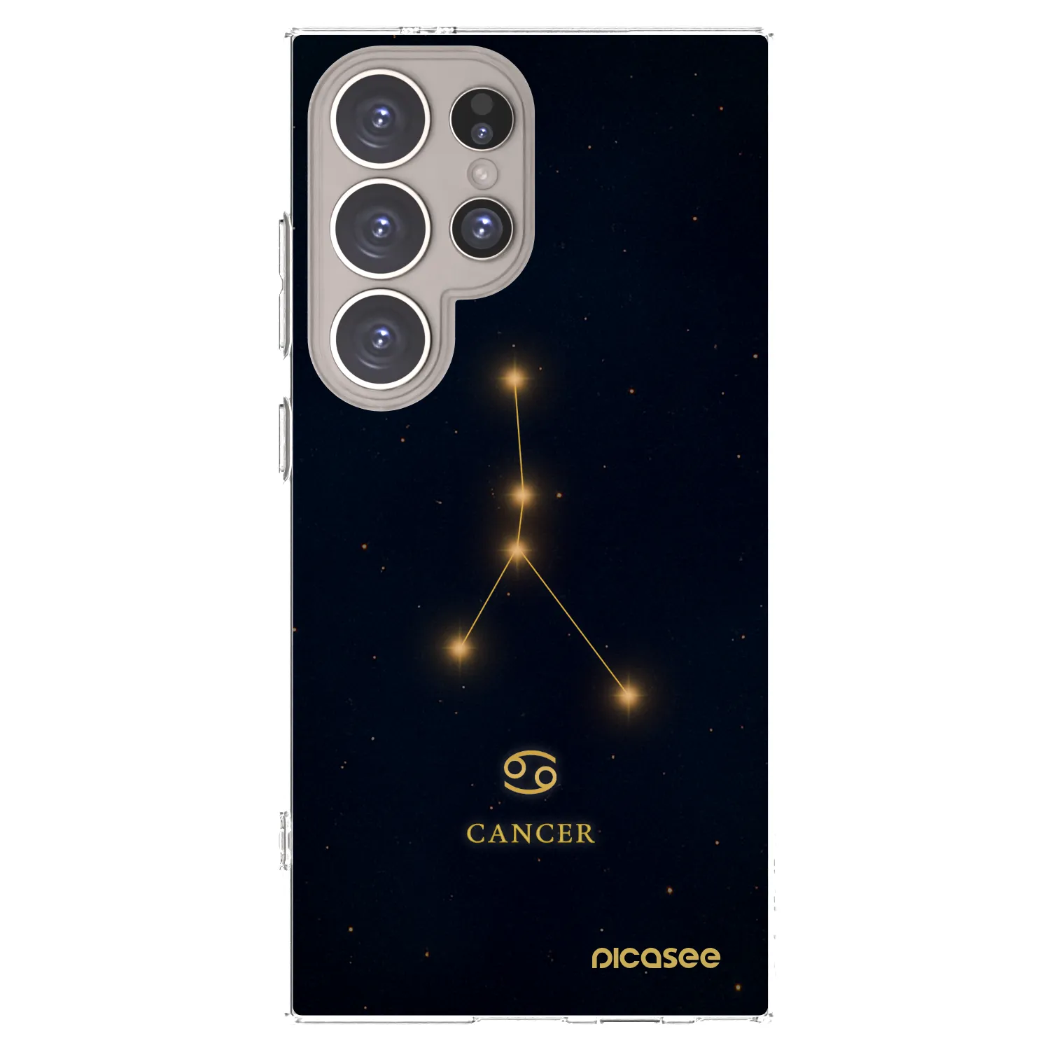 Picasee silikonový průhledný obal pro Samsung Galaxy S24 Ultra S928B 5G - CANCER