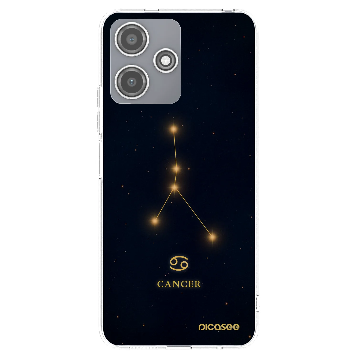 Picasee silikonový průhledný obal pro Xiaomi Redmi 12 5G - CANCER