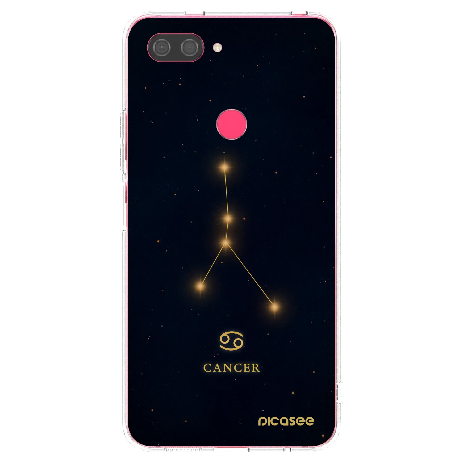 Picasee silikonový průhledný obal pro Xiaomi Mi 8 Lite - CANCER