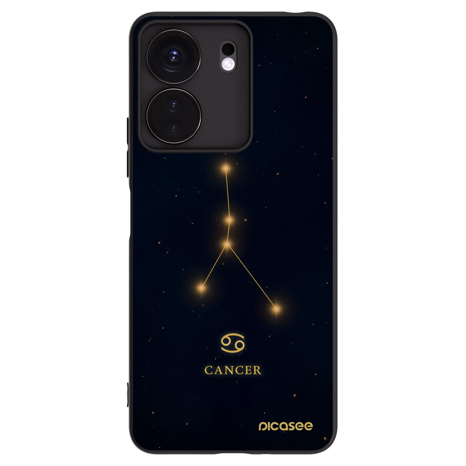 Picasee silikonový černý obal pro Xiaomi Redmi 13C 4G - CANCER