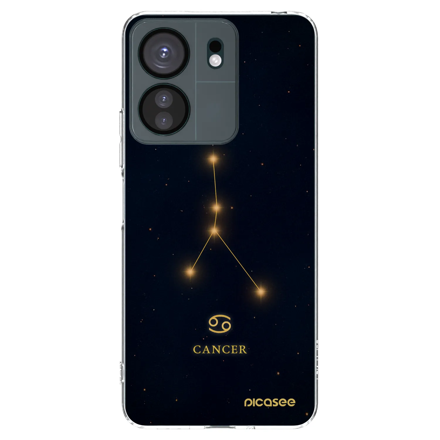 Picasee silikonový průhledný obal pro Xiaomi Redmi 13C 4G - CANCER