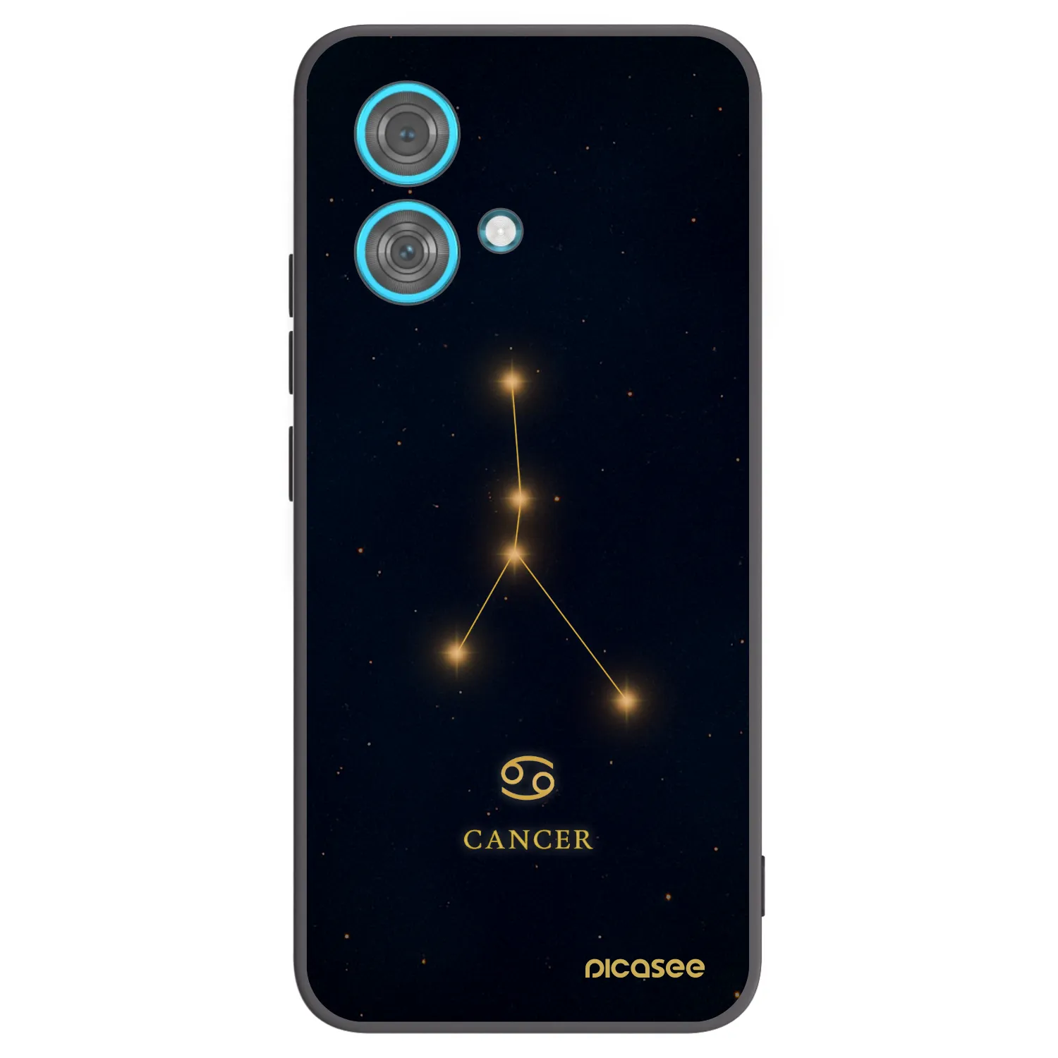Picasee silikonový černý obal pro Motorola Edge 40 Neo - CANCER
