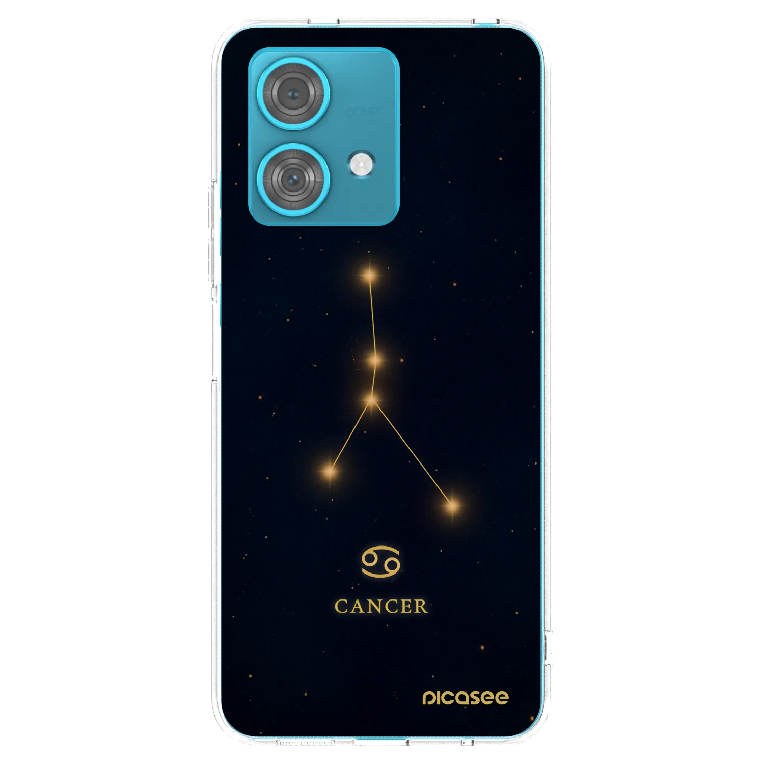 Picasee silikonový průhledný obal pro Motorola Edge 40 Neo - CANCER