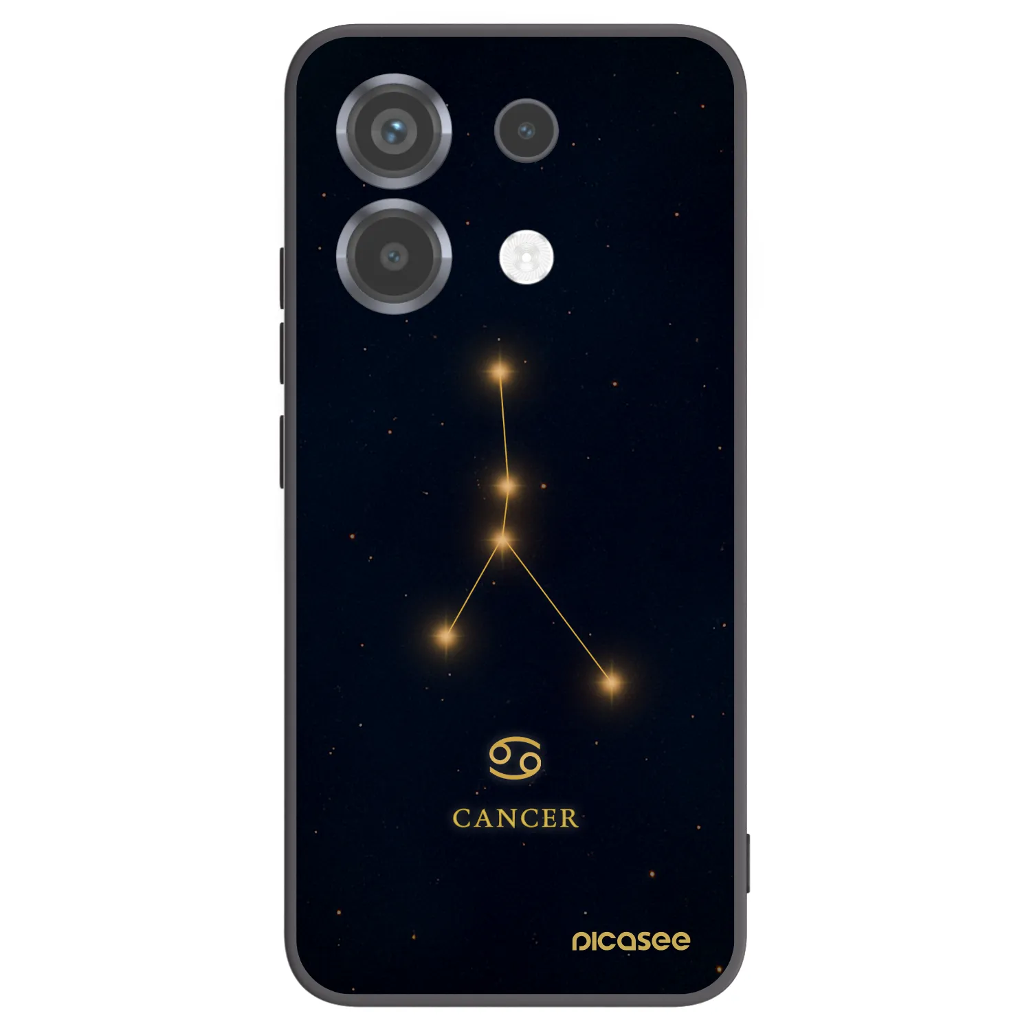 Picasee silikonový černý obal pro Xiaomi Poco X6 - CANCER