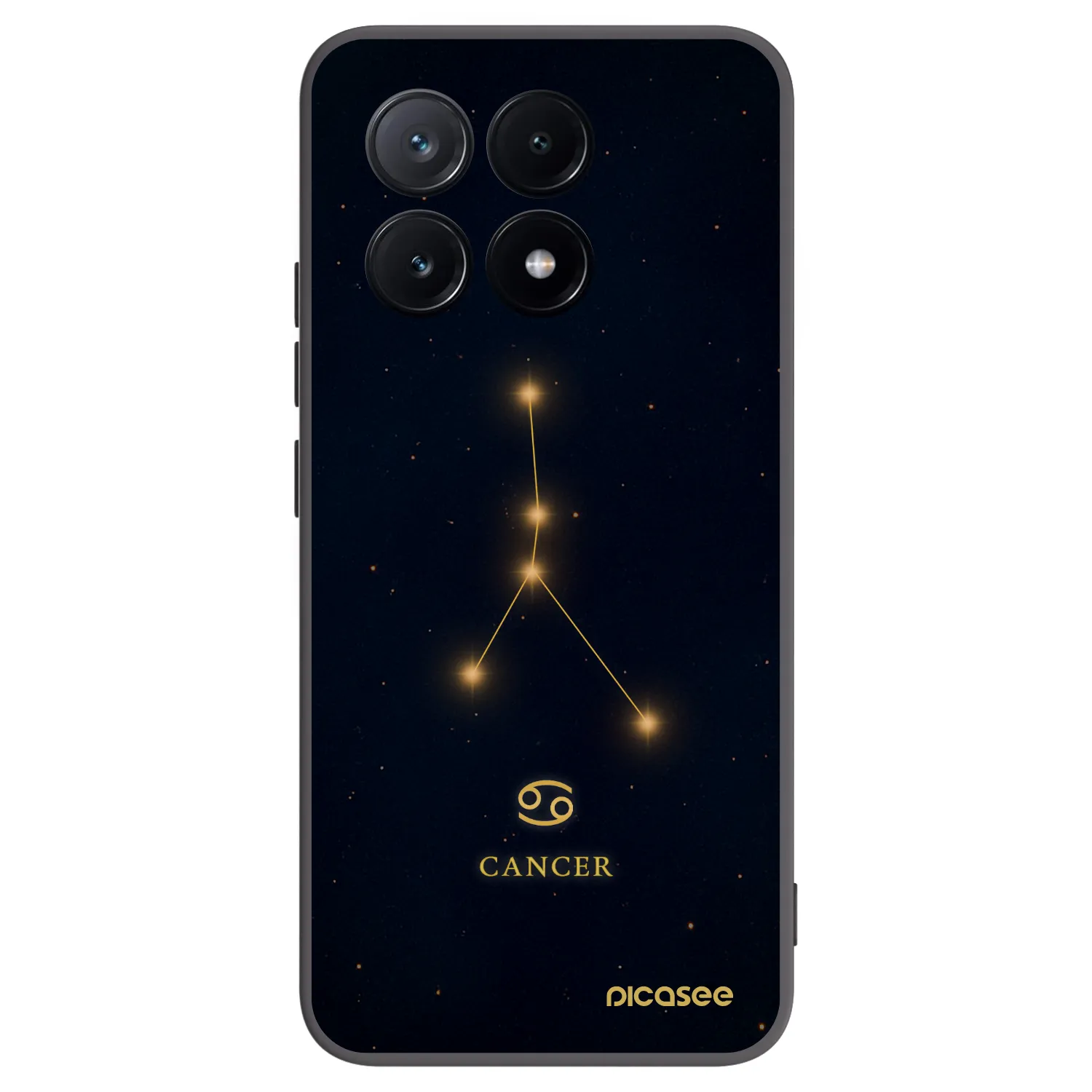 Picasee silikonový černý obal pro Xiaomi Poco X6 Pro - CANCER