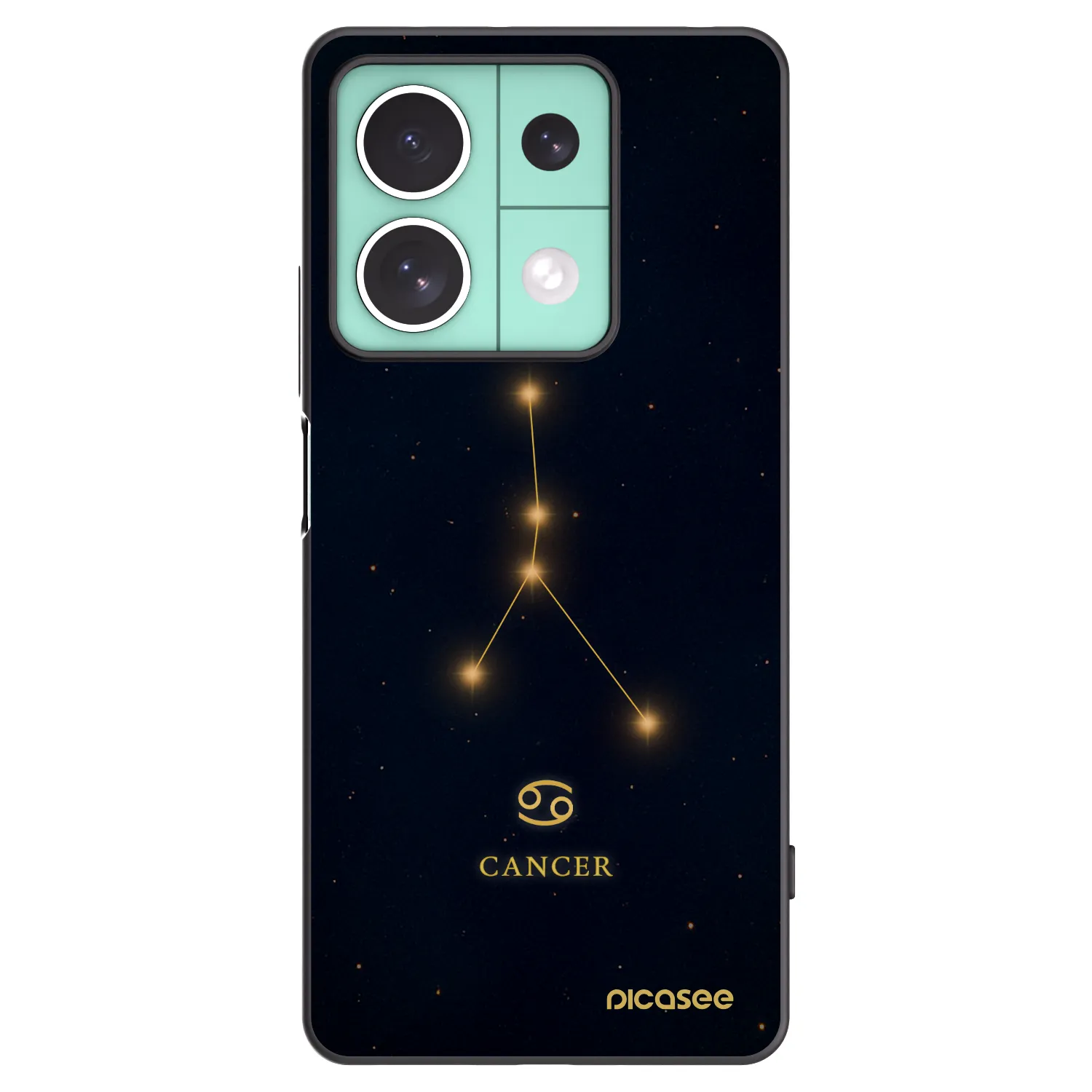 Picasee silikonový černý obal pro Xiaomi Redmi Note 13 5G - CANCER