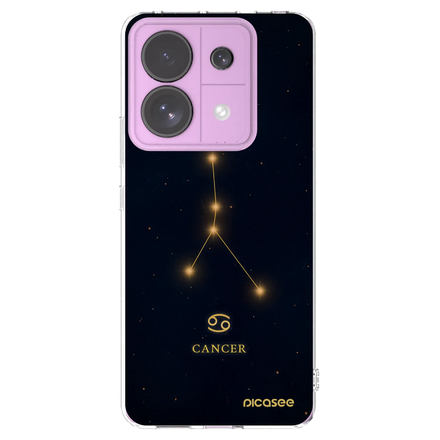 Picasee silikonový průhledný obal pro Xiaomi Redmi Note 13 Pro 5G - CANCER