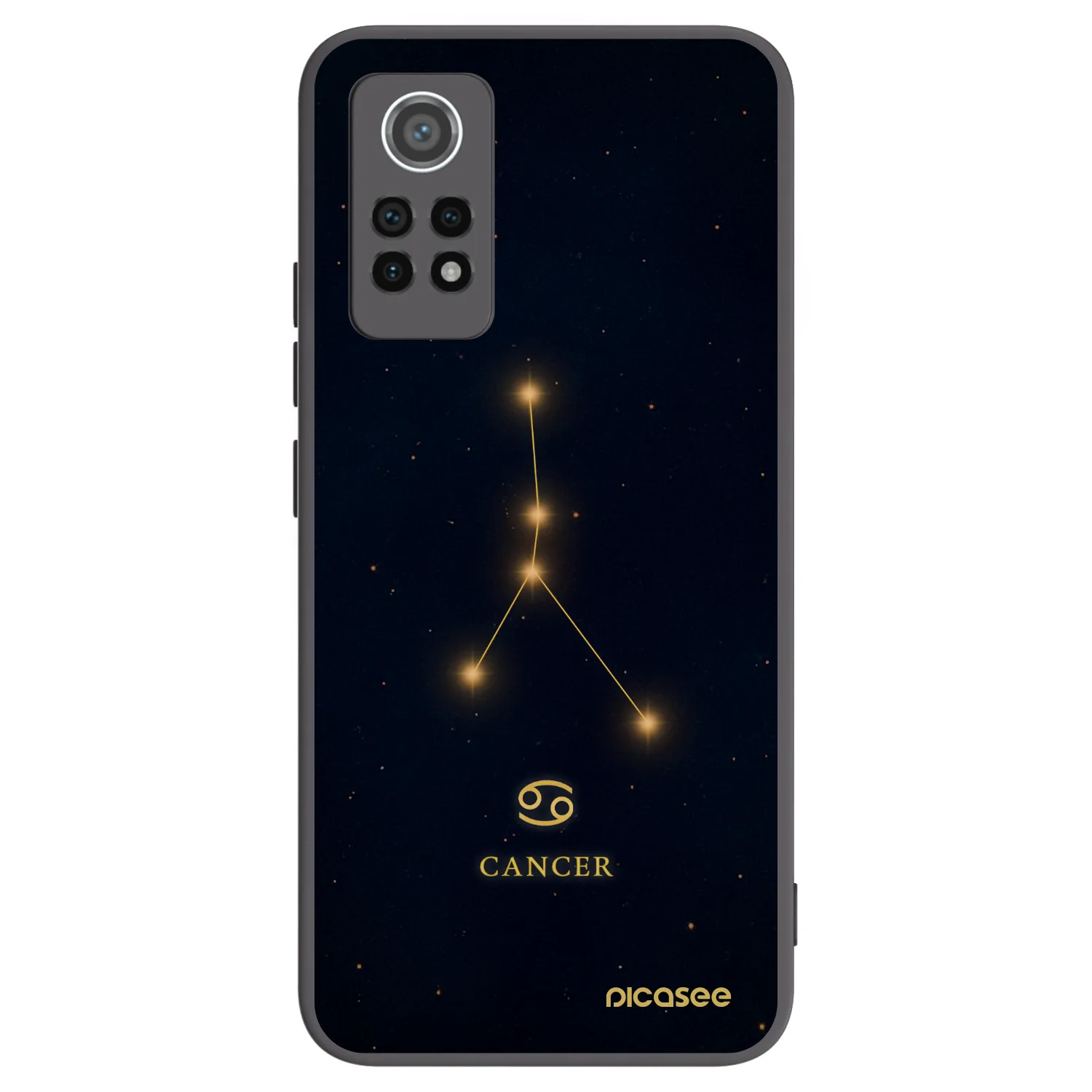 Picasee silikonový černý obal pro Xiaomi Redmi Note 12 Pro 4G - CANCER