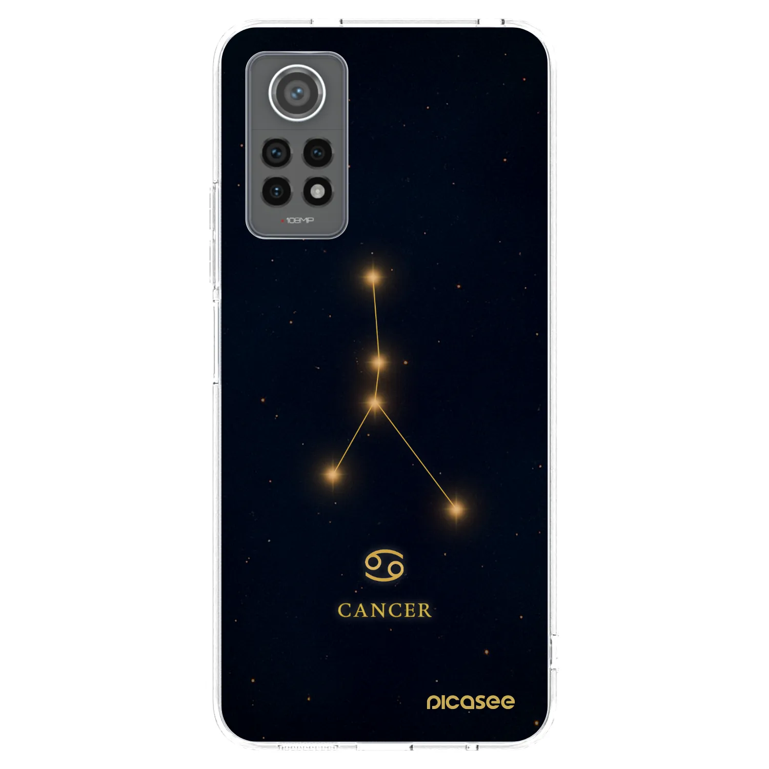 Picasee silikonový průhledný obal pro Xiaomi Redmi Note 12 Pro 4G - CANCER