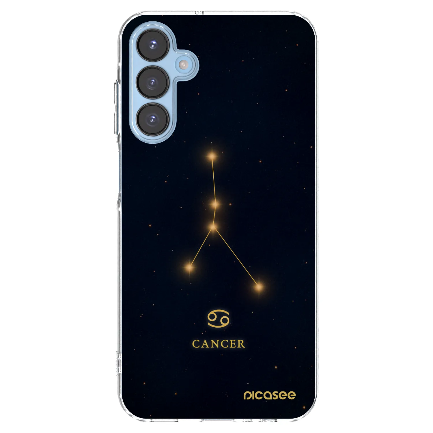 Picasee silikonový průhledný obal pro Samsung Galaxy A15 A156B 5G - CANCER