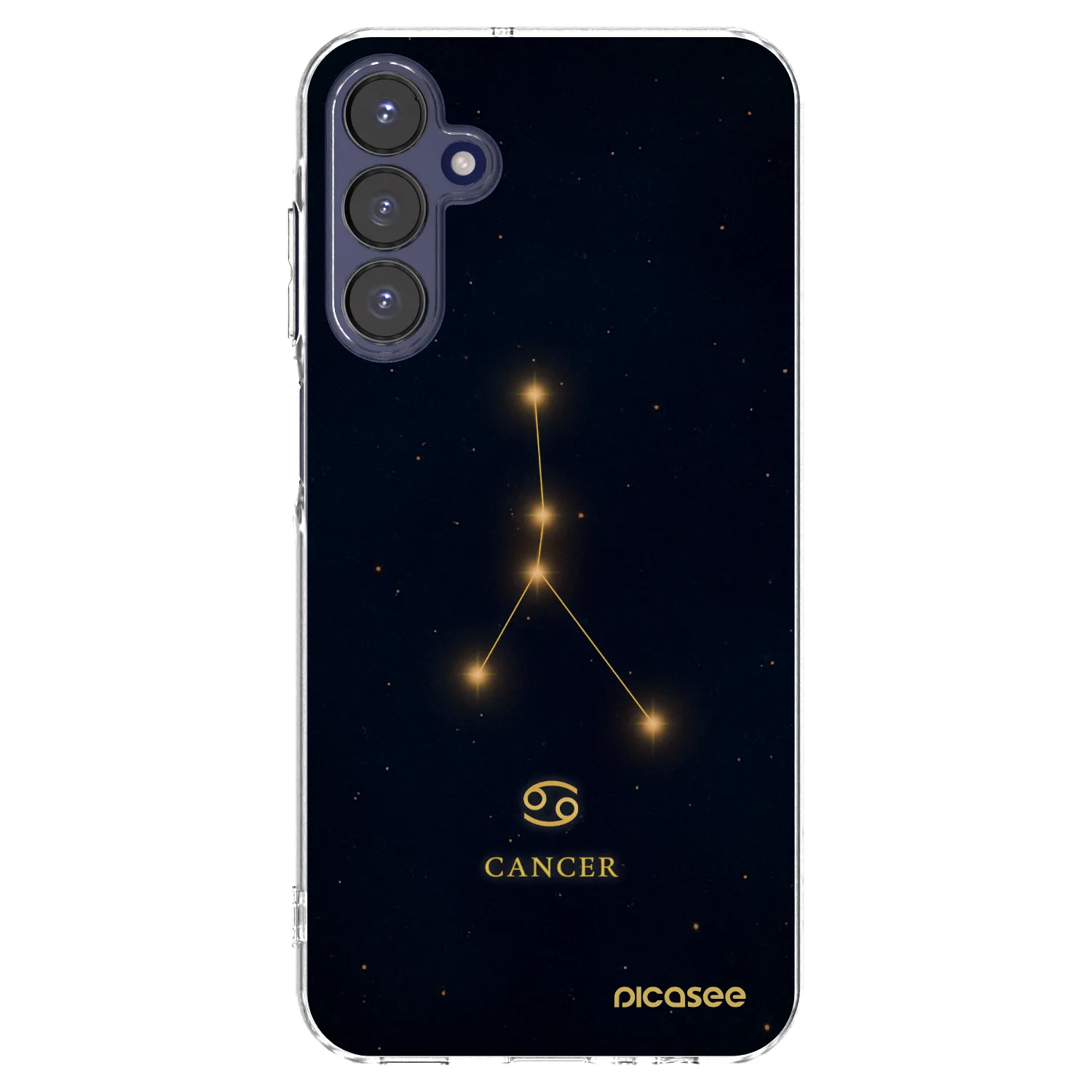 Picasee silikonový průhledný obal pro Samsung Galaxy A15 A155F 4G - CANCER